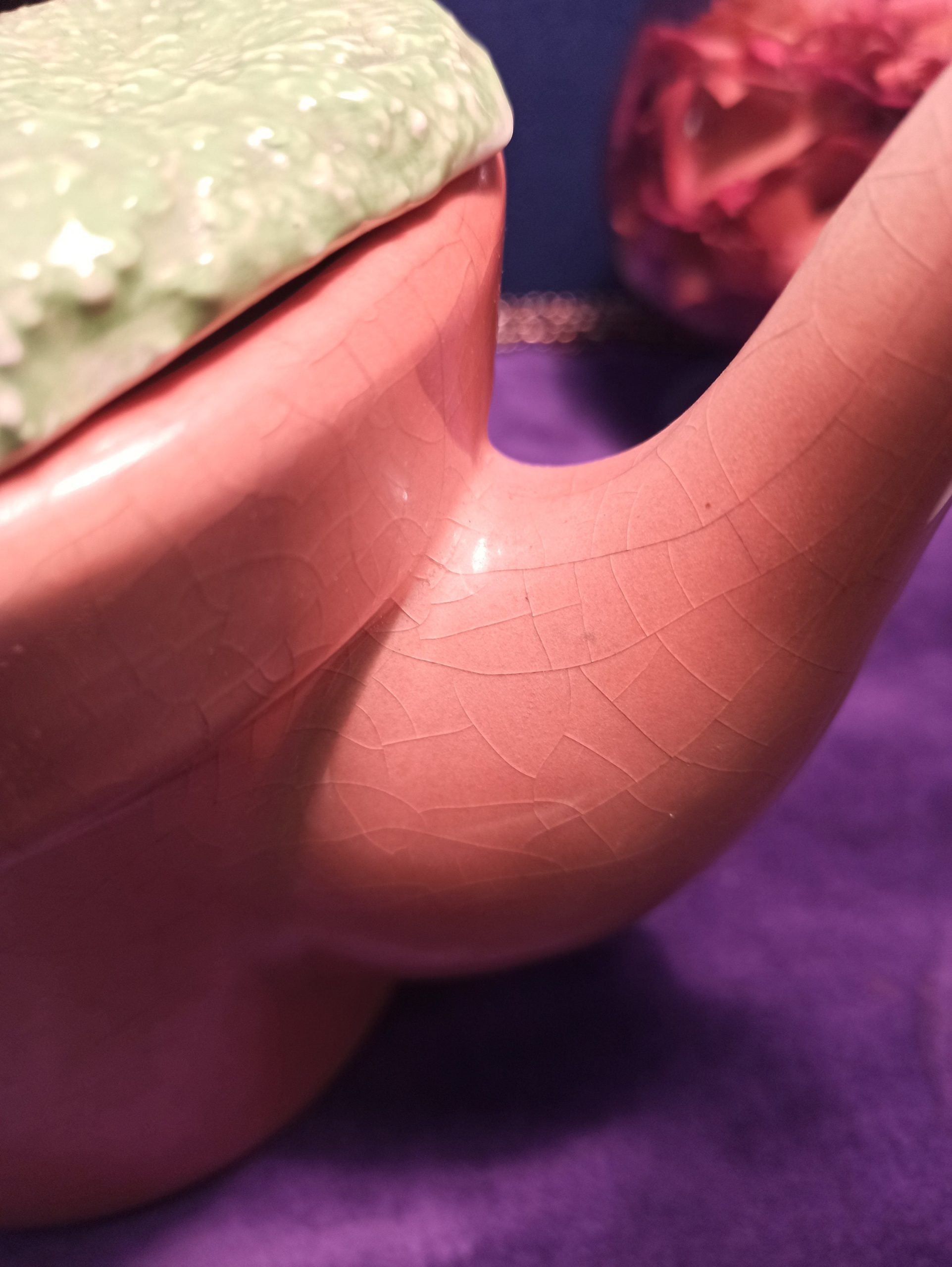 Vintage Novelty Teapot. Plant Pot. Made by South West Ceramics Ltd. 1988. - Image 8