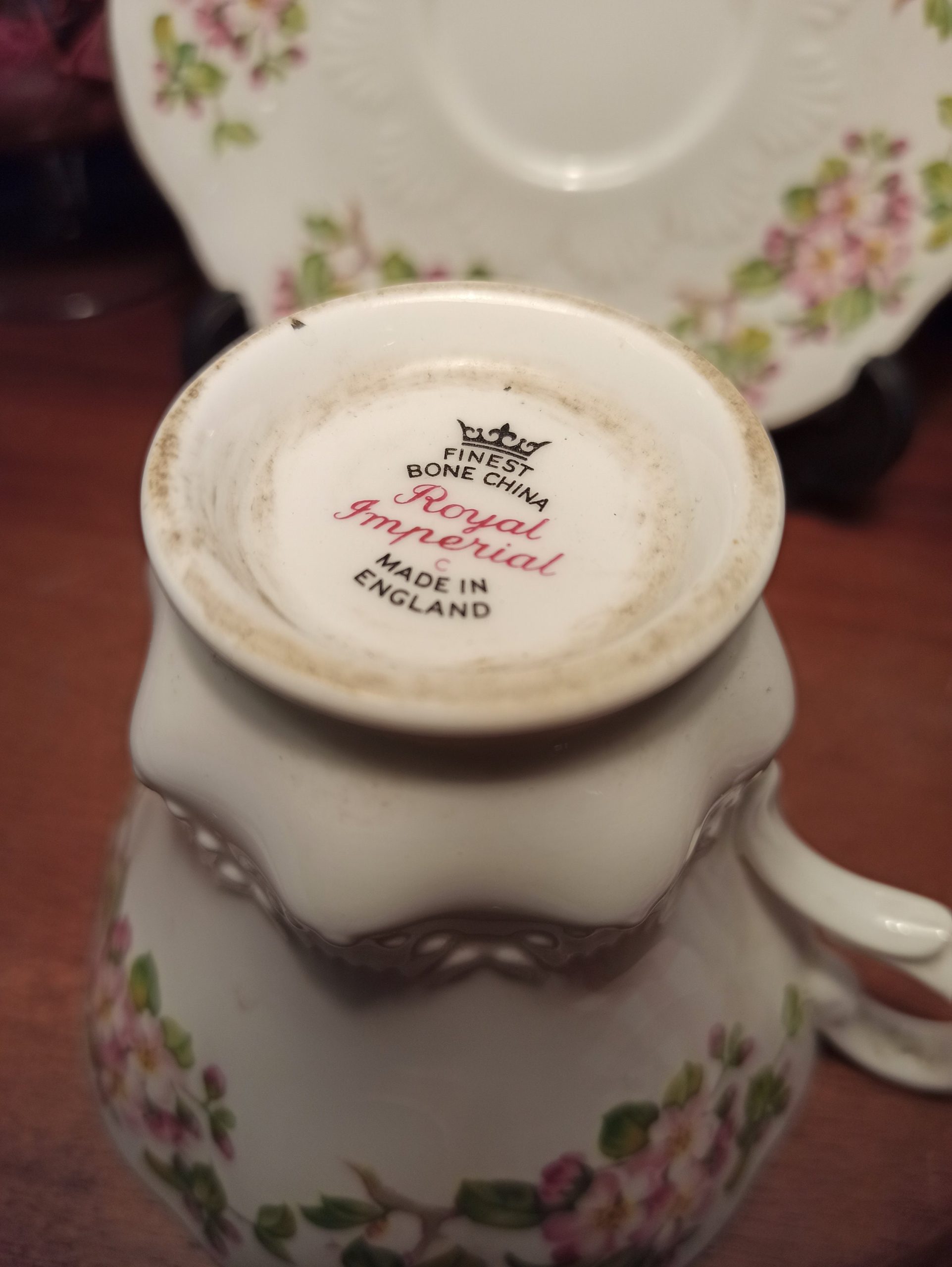 A Royal Imperial Tea Cup and Saucer Duo "Motherly". - Image 6