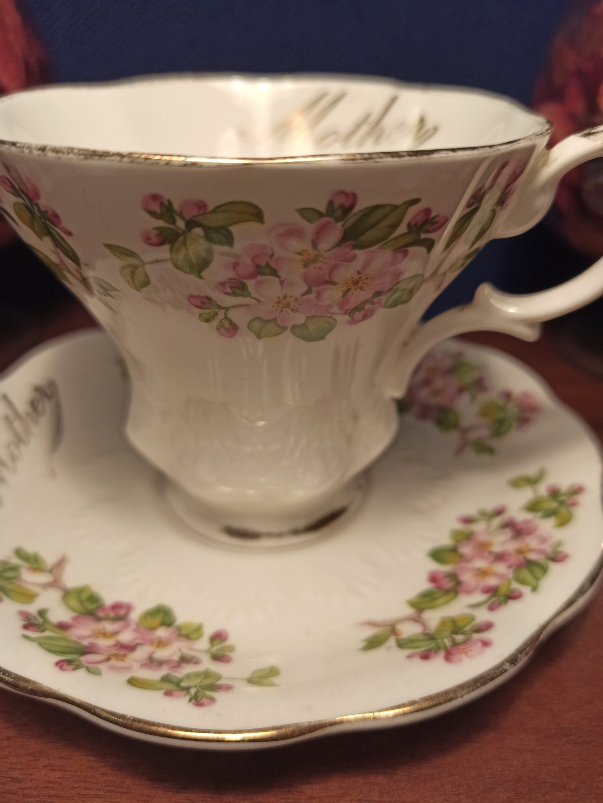 A Royal Imperial Tea Cup and Saucer Duo "Motherly". - Image 4