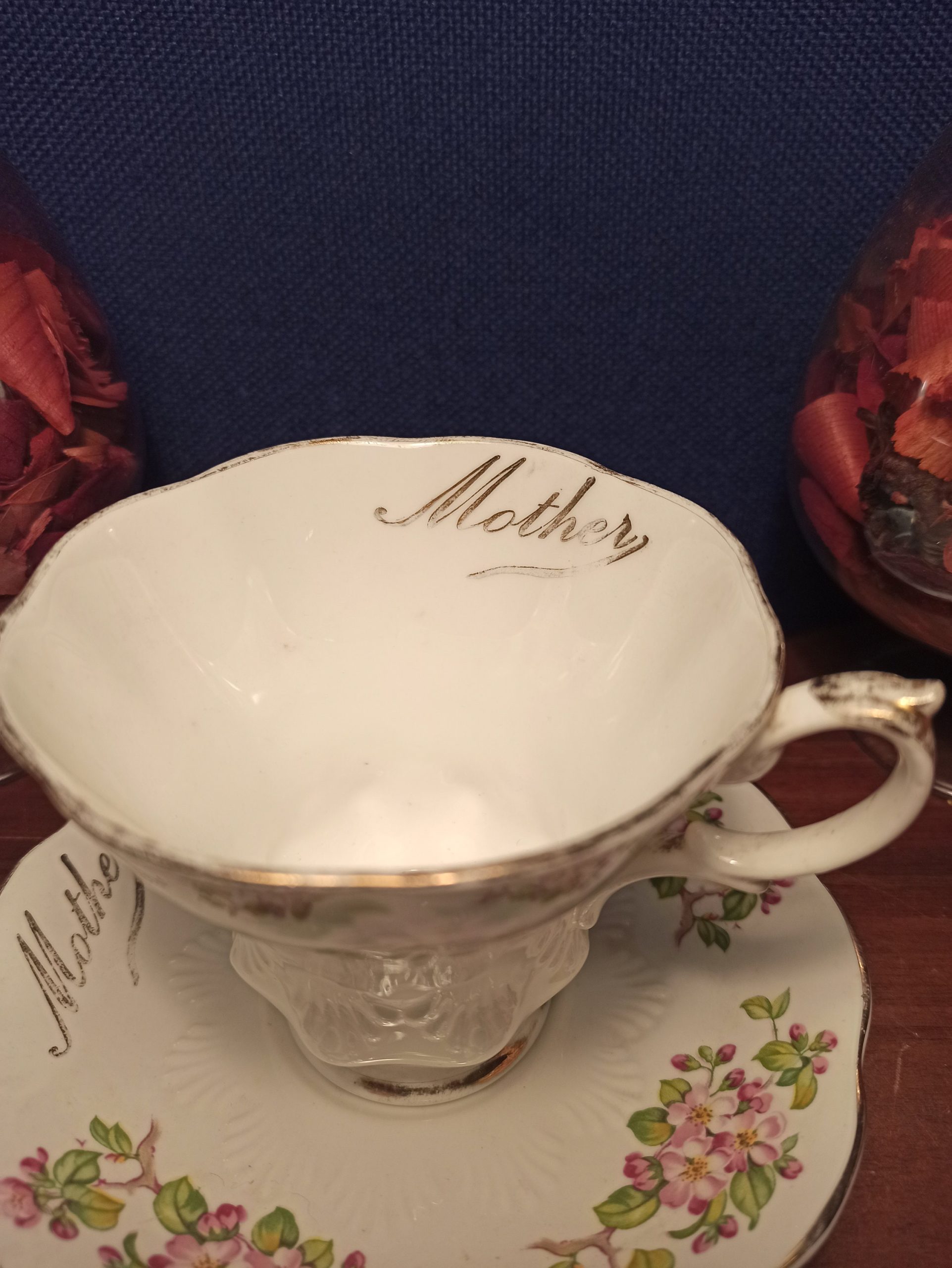 A Royal Imperial Tea Cup and Saucer Duo "Motherly". - Image 3