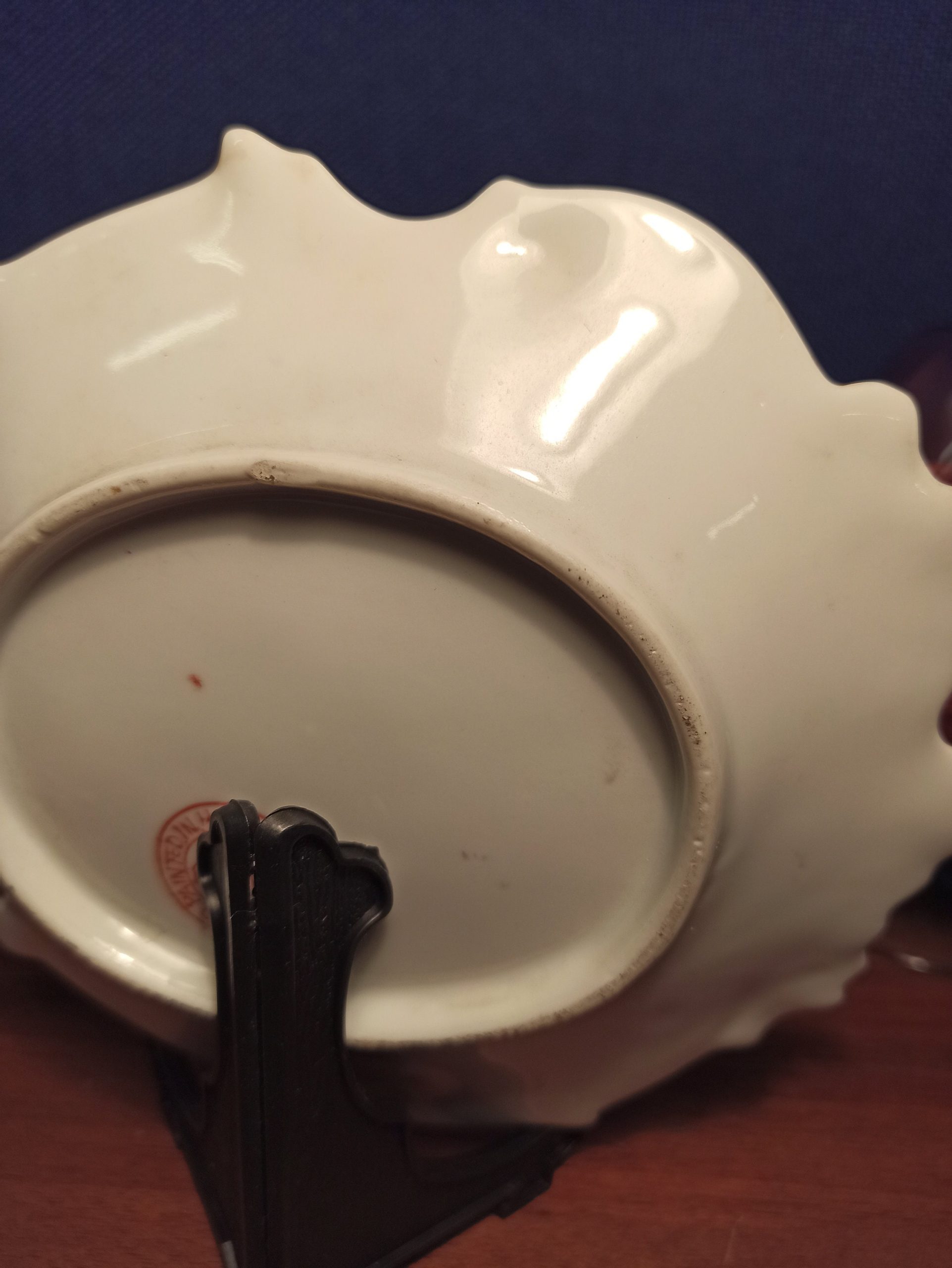 Vintage Ornate Decorative Chinese Plate. Overjoy, Hand Painted. Very Good Condition. - Image 5
