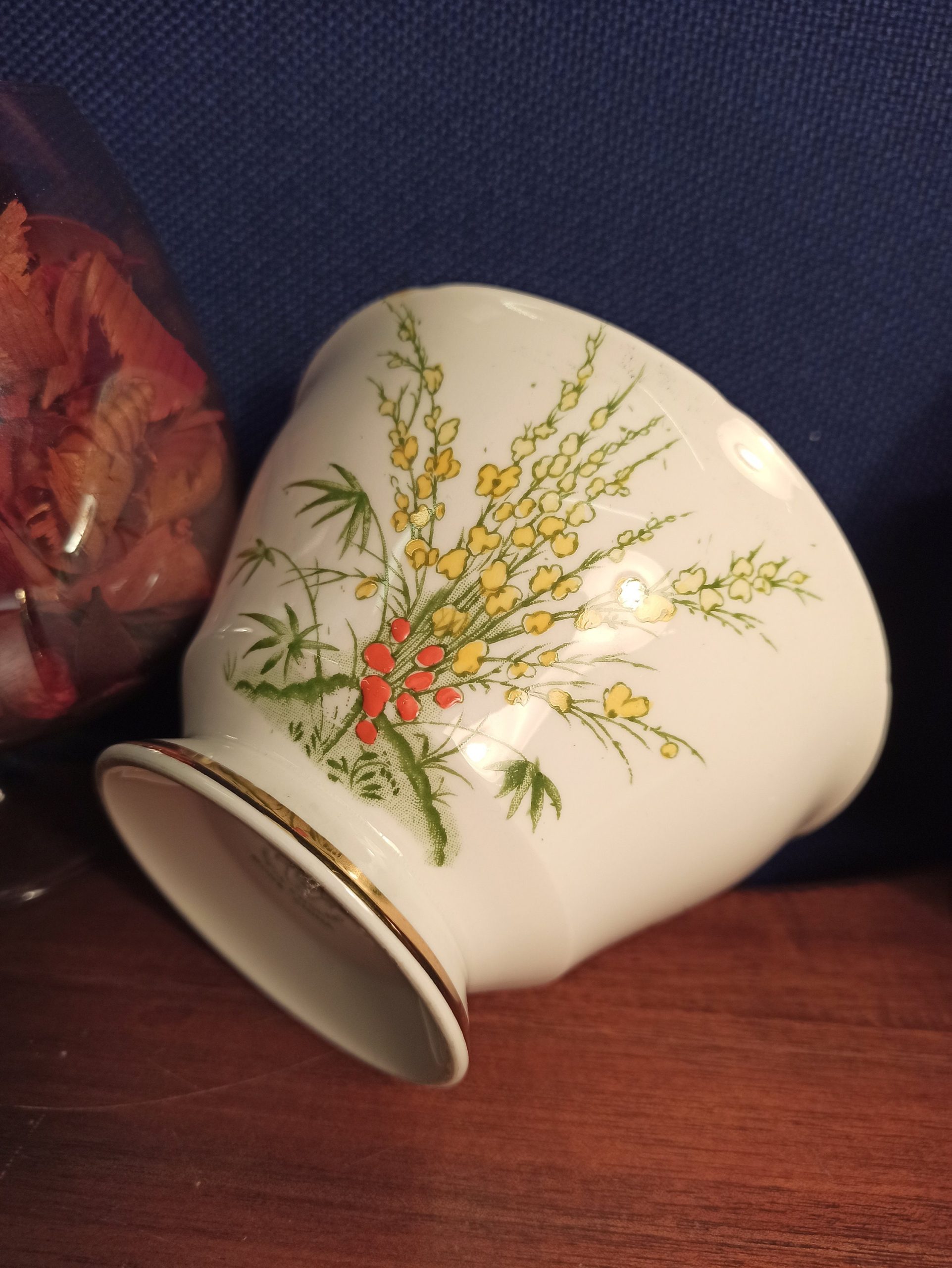 Royal Staffordshire 1950s Hand Painted Sugar Bowl From The Broome Collection. Bone China. Excellent Condition. - Image 9