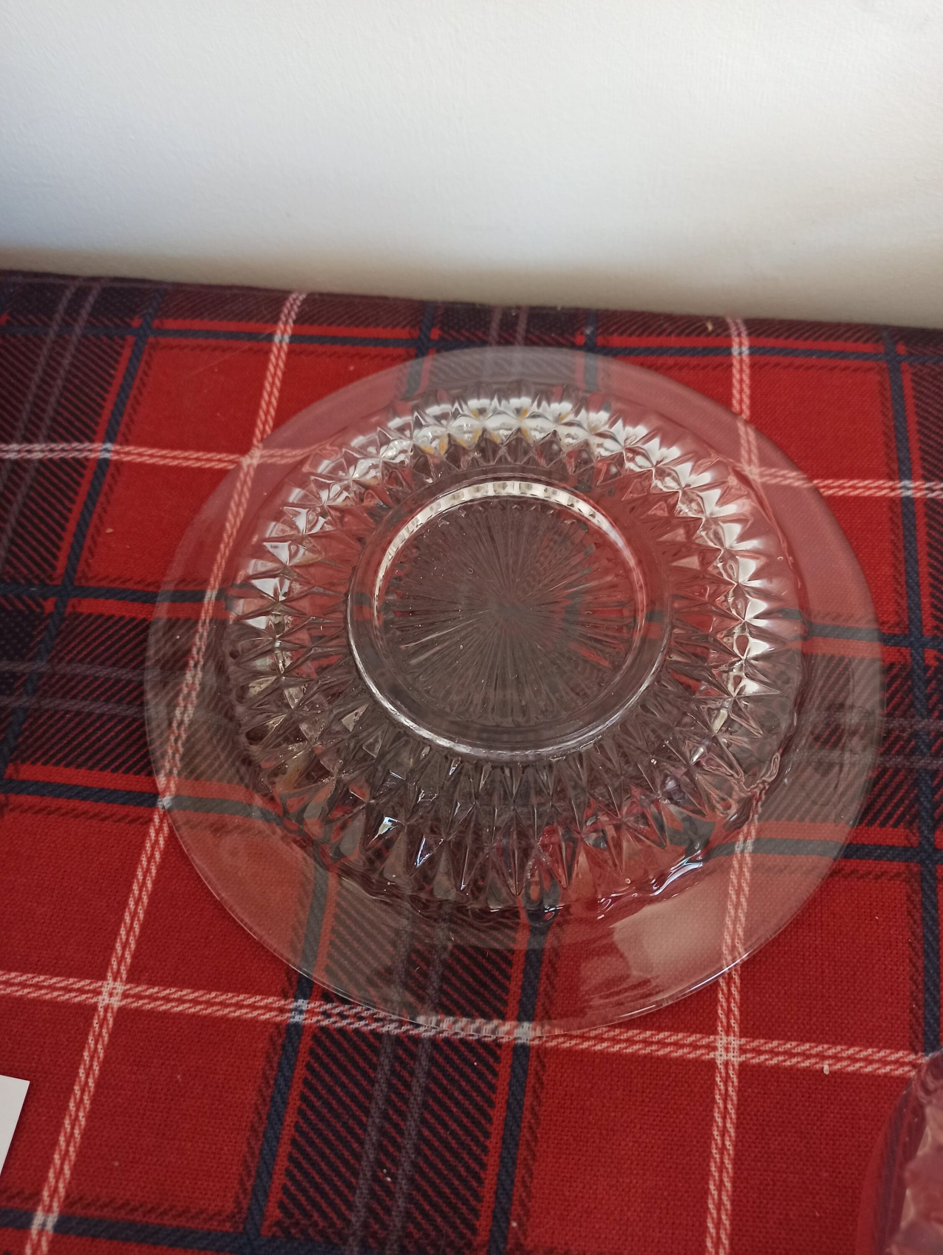 Pair of Glass Dessert Dishes with Plates. - Image 8