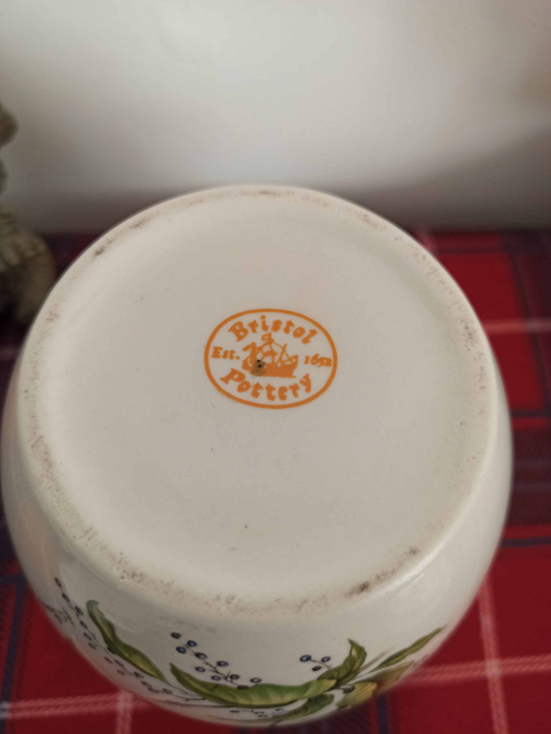 Bristol Pottery Ginger Jar. Excellent Condition. Beautifully Decorated. - Image 8