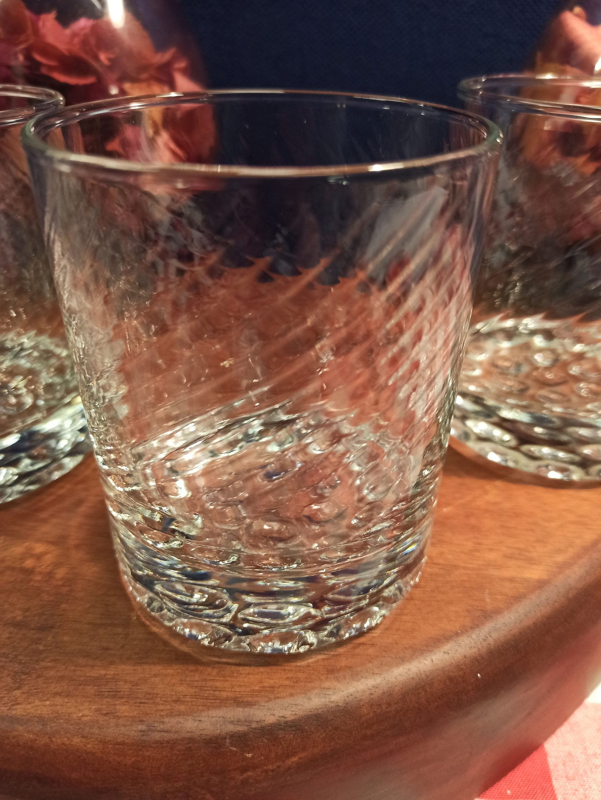 Set of Three Lead Crystal Glass Whiskey Tumblers. Excellent Condition. - Image 2
