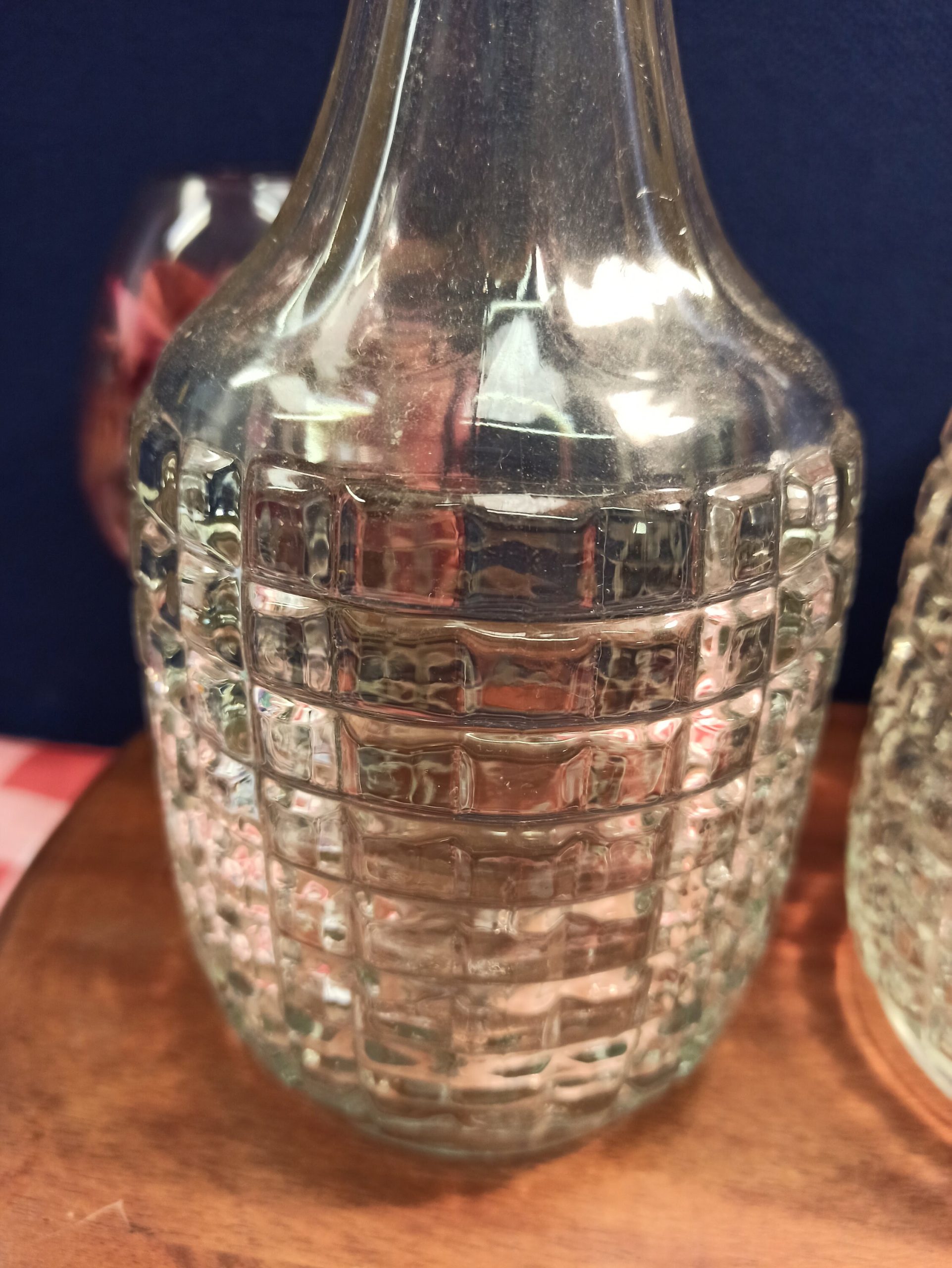 Set of Two Carafe Decanters. c1940s. Very Good Condition. - Image 3