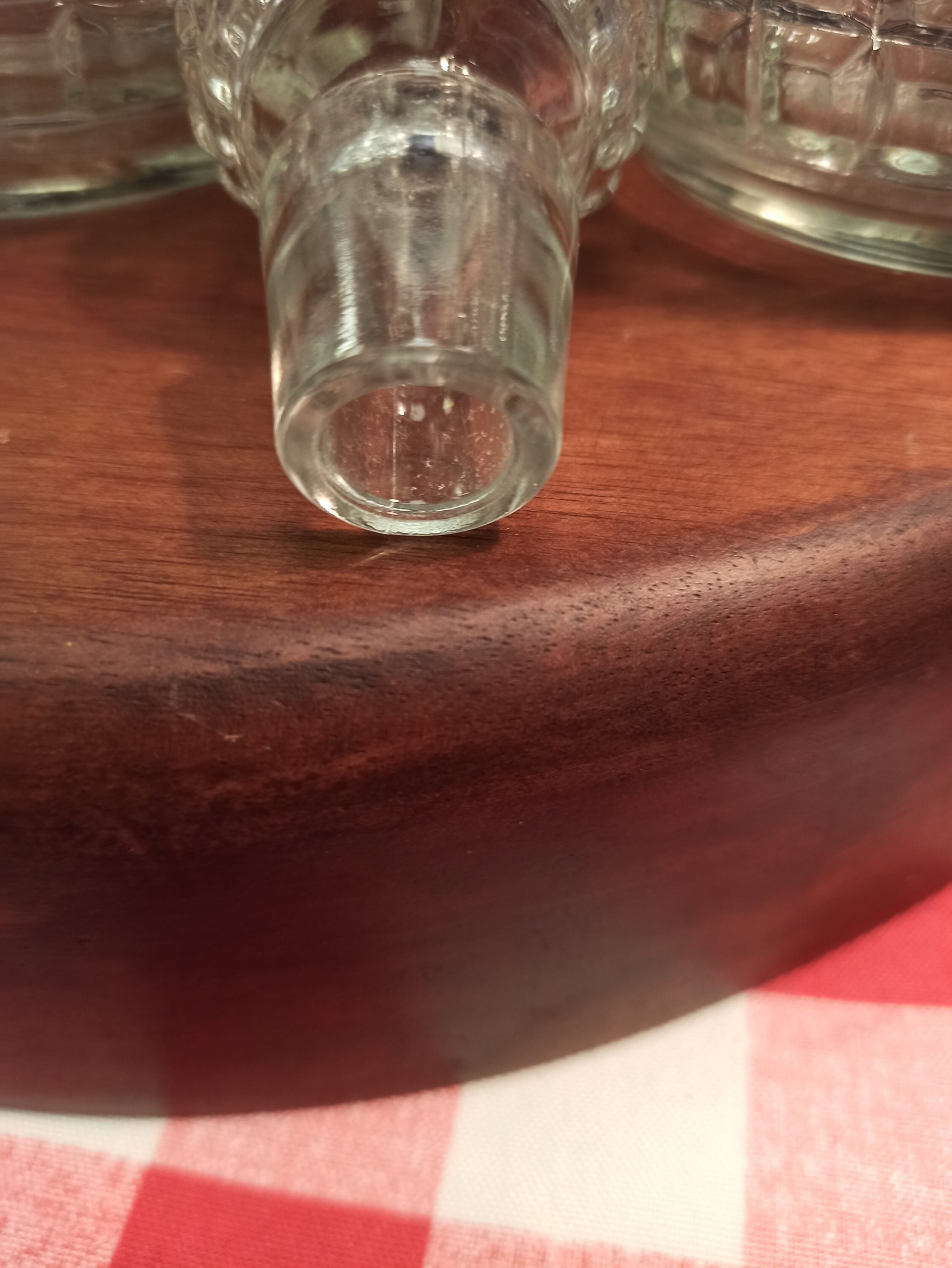 Set of Two Carafe Decanters. c1940s. Very Good Condition. - Image 6