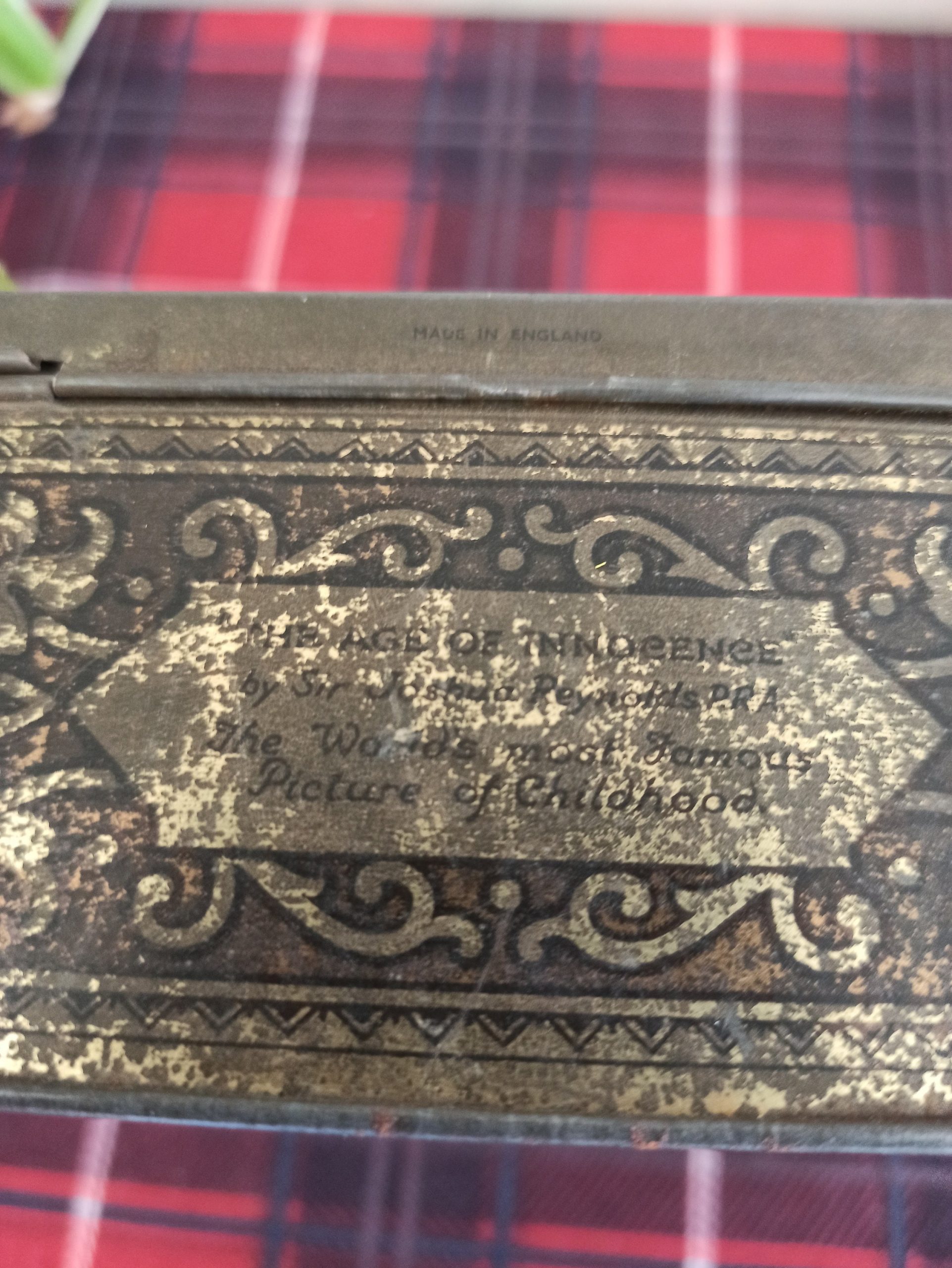 Vintage Thornes Toffee Tin. 'The Age of Innocence'. - Image 5