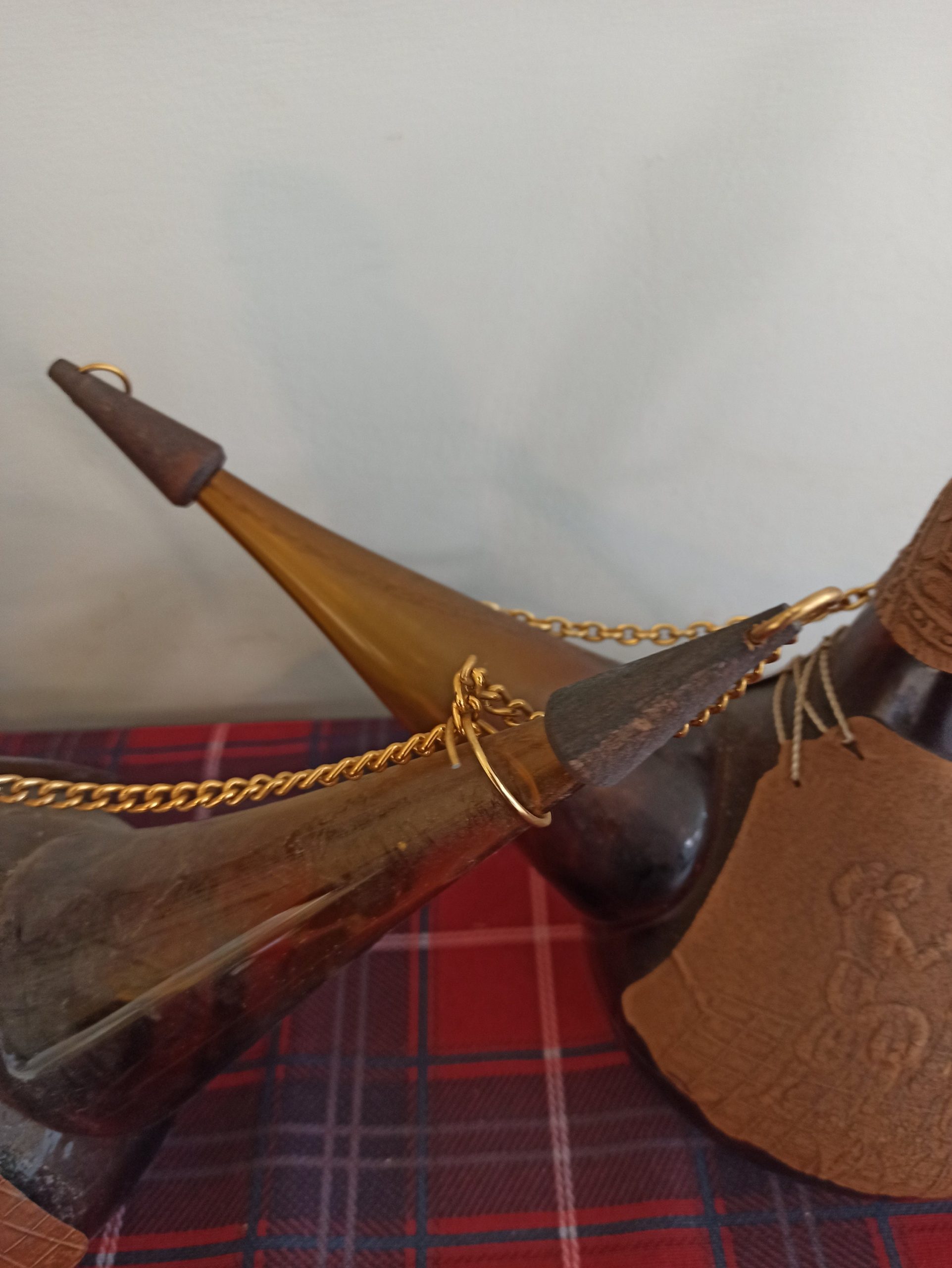 Pair of Vintage Glass Olive Table Bottles. - Image 3