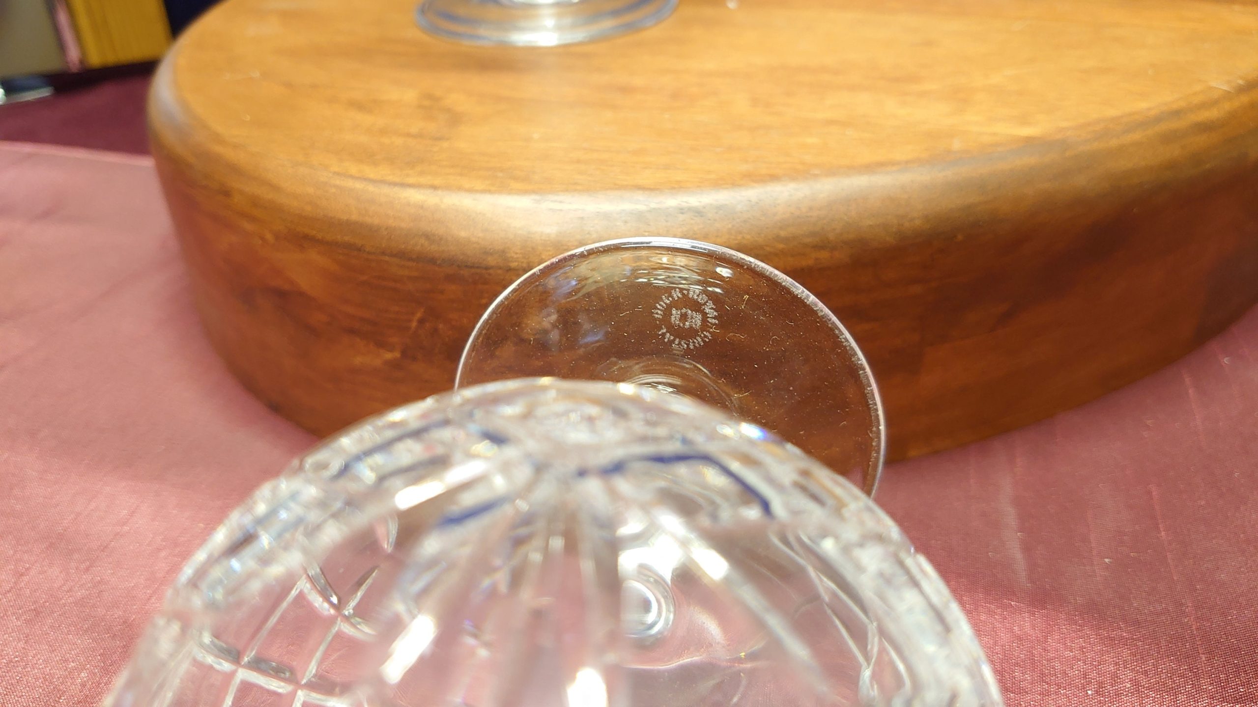 Two Royal Crystal Rock Brandy Glasses - 8.5cm in diameter, 12.5cm in height - Very Good condition - Image 7