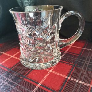 Vintage Lead Crystal Beer Jug.