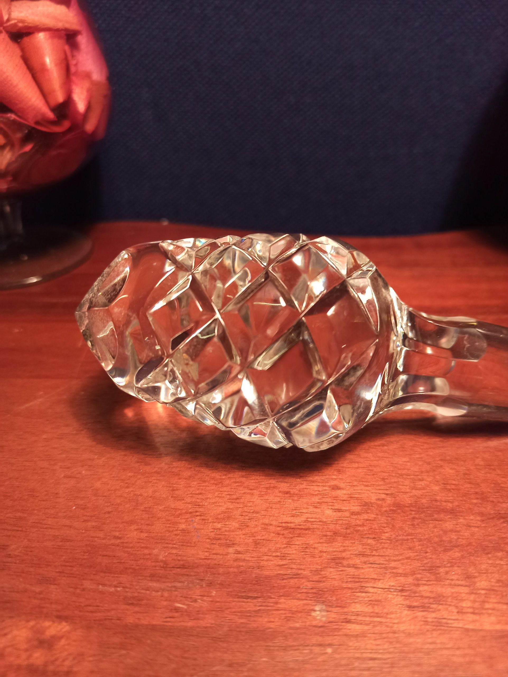 Vintage Square Cut Crystal Whiskey Decanter. - Image 7