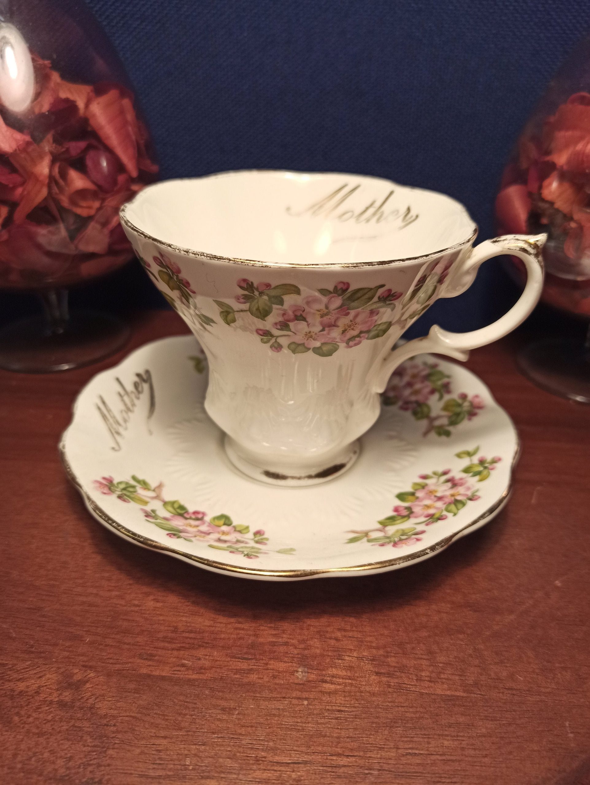 A Royal Imperial Tea Cup and Saucer Duo "Motherly".