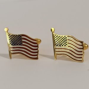 Dante American Flag Cufflinks.