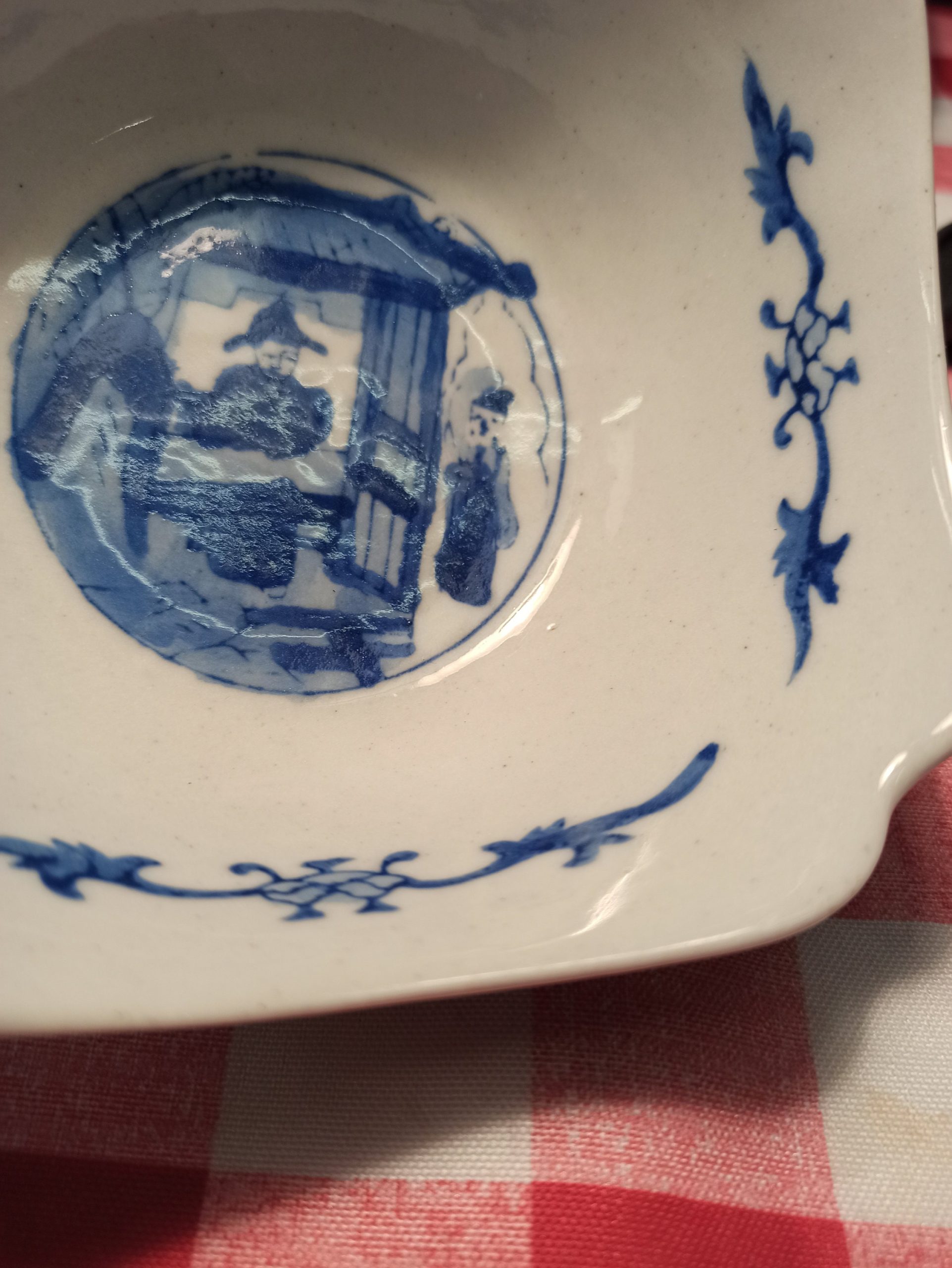 Chinese Blue and White Decorative Bowl. c1950s. Excellent Condition. - Image 9