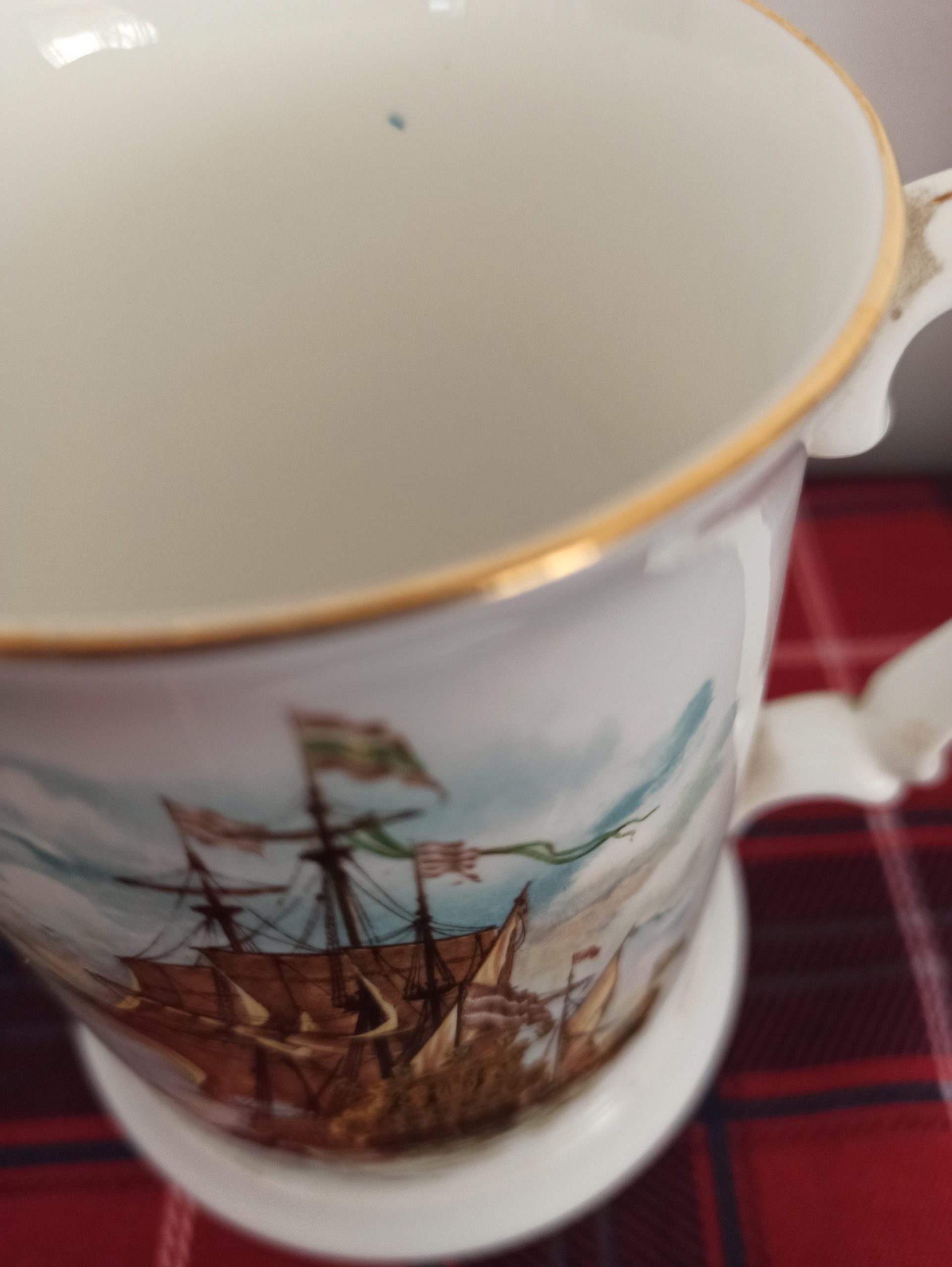 Milldale Bone Decorative China Tankard. Very Good Condition. - Image 3
