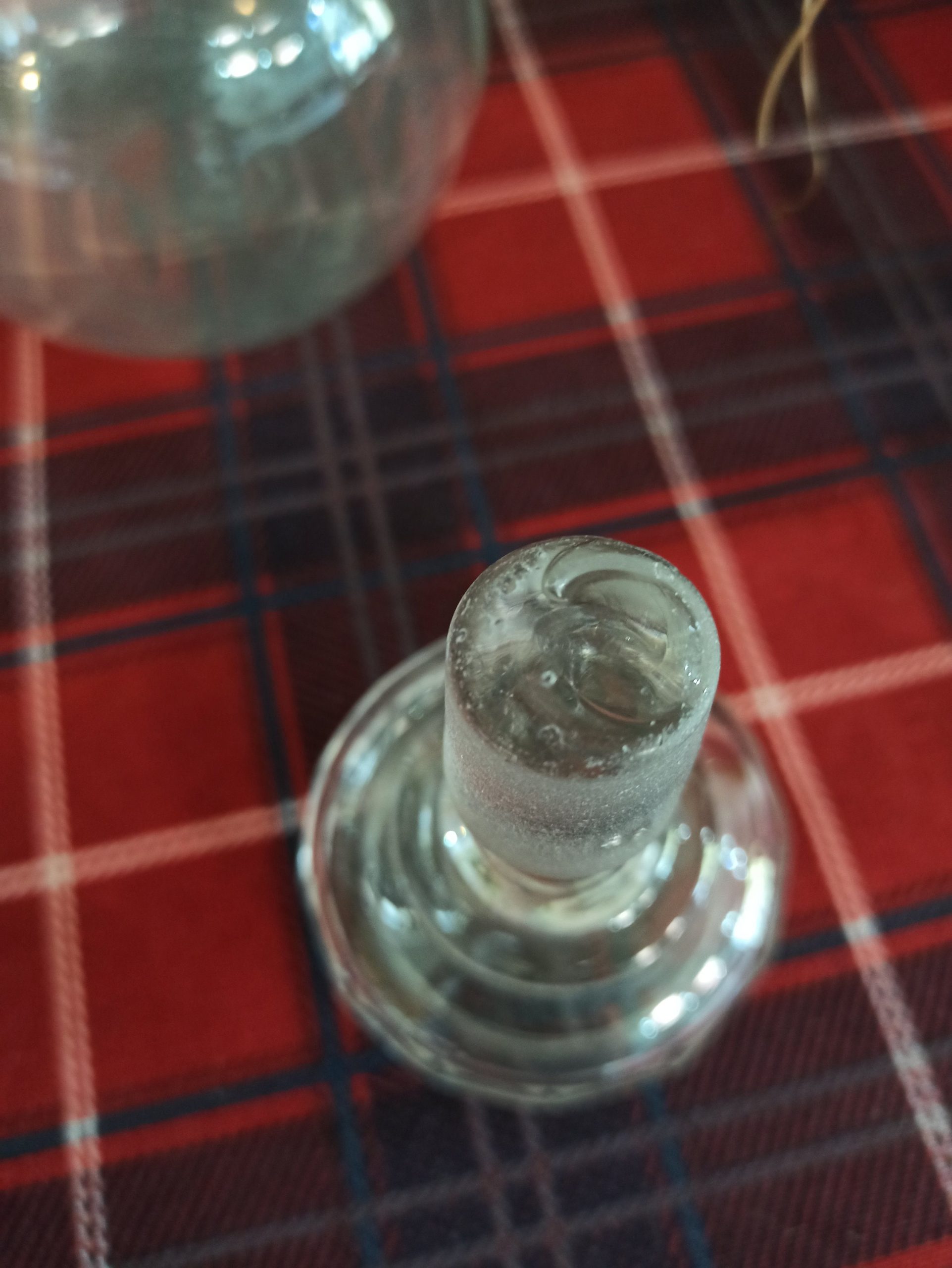 Art Deco Glass Decanter. Very Good Condition. - Image 9
