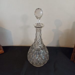 Vintage Crystal Cut Glass Decanter. Very Good Condition.
