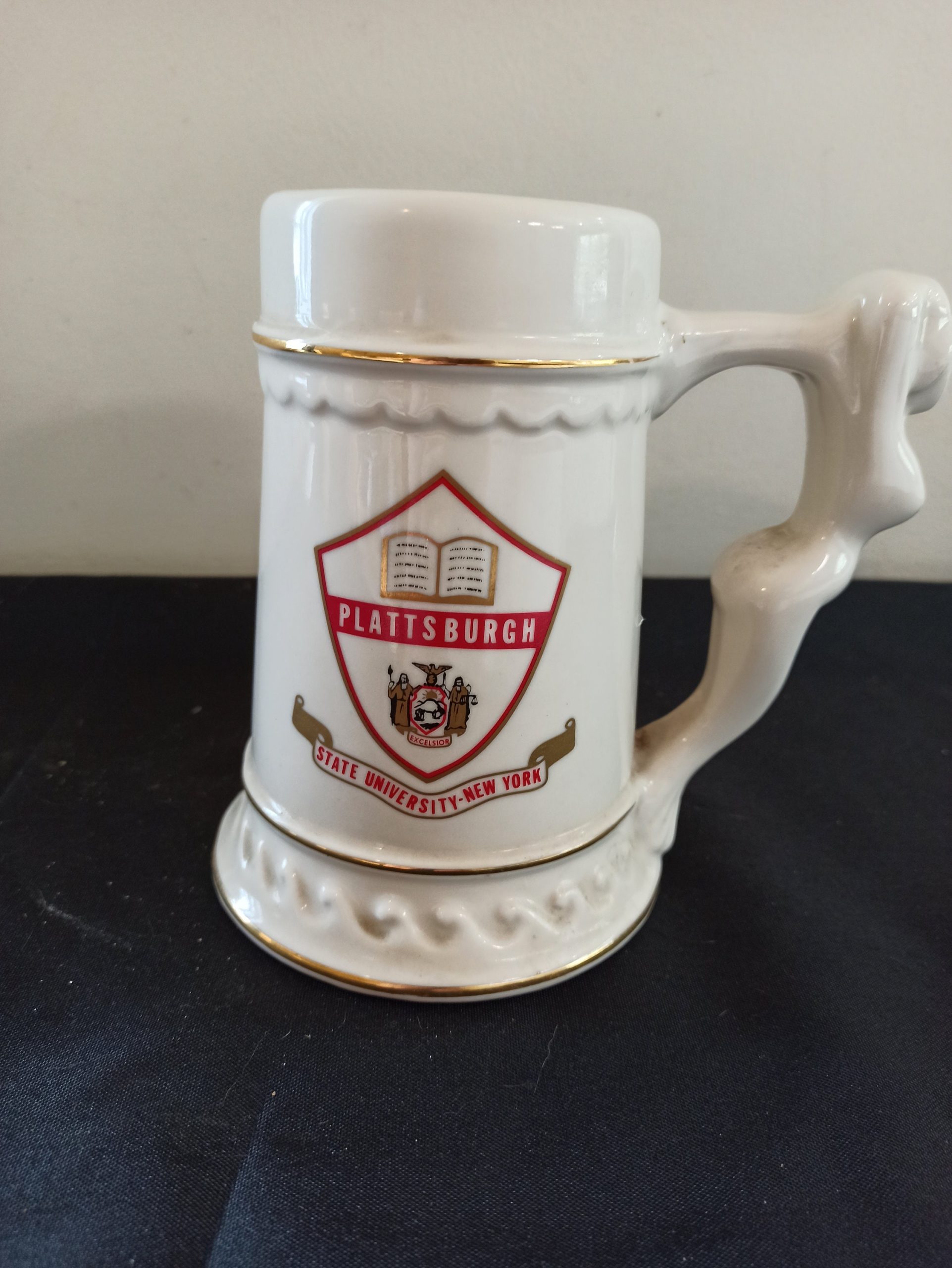 Vintage Ceramic Tankard. American Plattsburgh. Nude Lady Handle. Very Good Condition. - Image 2