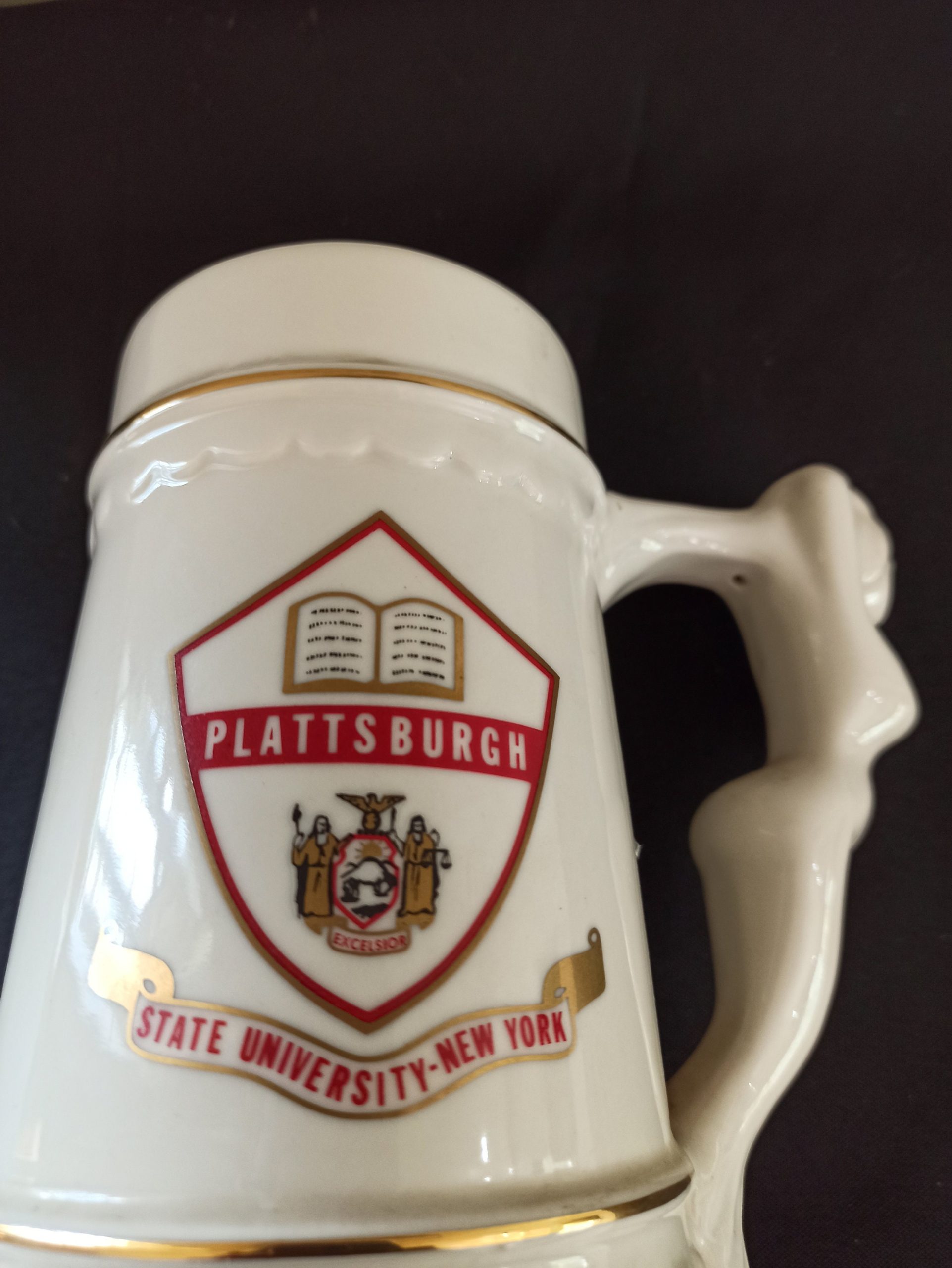 Vintage Ceramic Tankard. American Plattsburgh. Nude Lady Handle. Very Good Condition. - Image 8