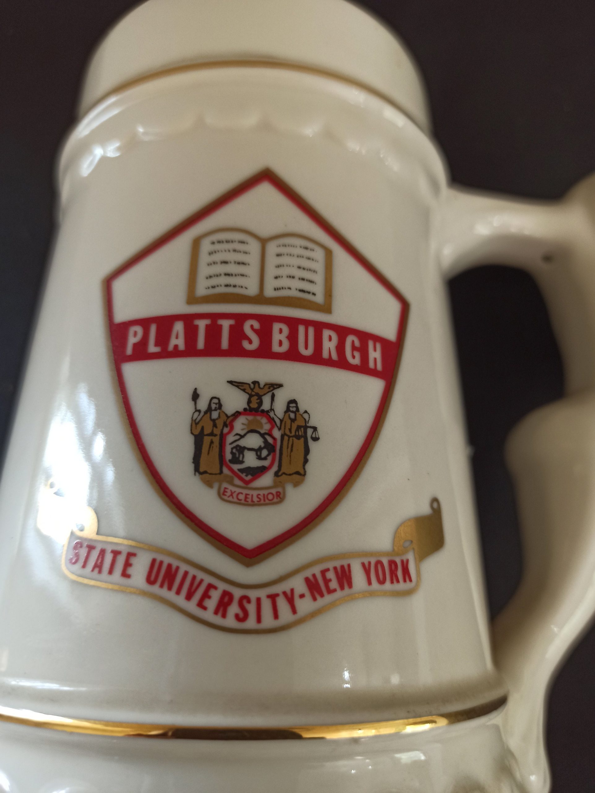 Vintage Ceramic Tankard. American Plattsburgh. Nude Lady Handle. Very Good Condition. - Image 6