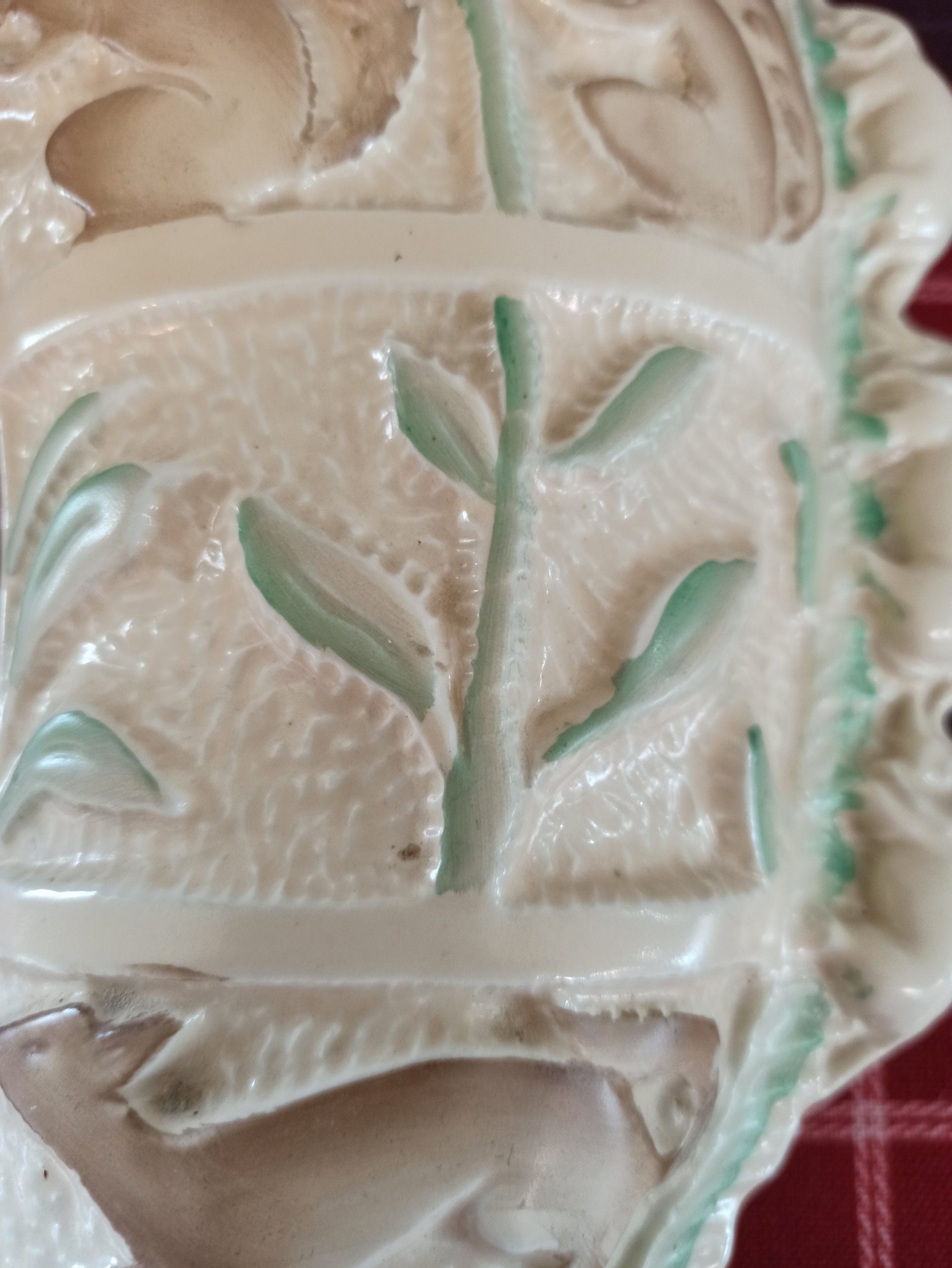Vintage Wall Vase. Burleigh Ware, Burslem. Squirrels and Elephants. Very Good Condition. - Image 6