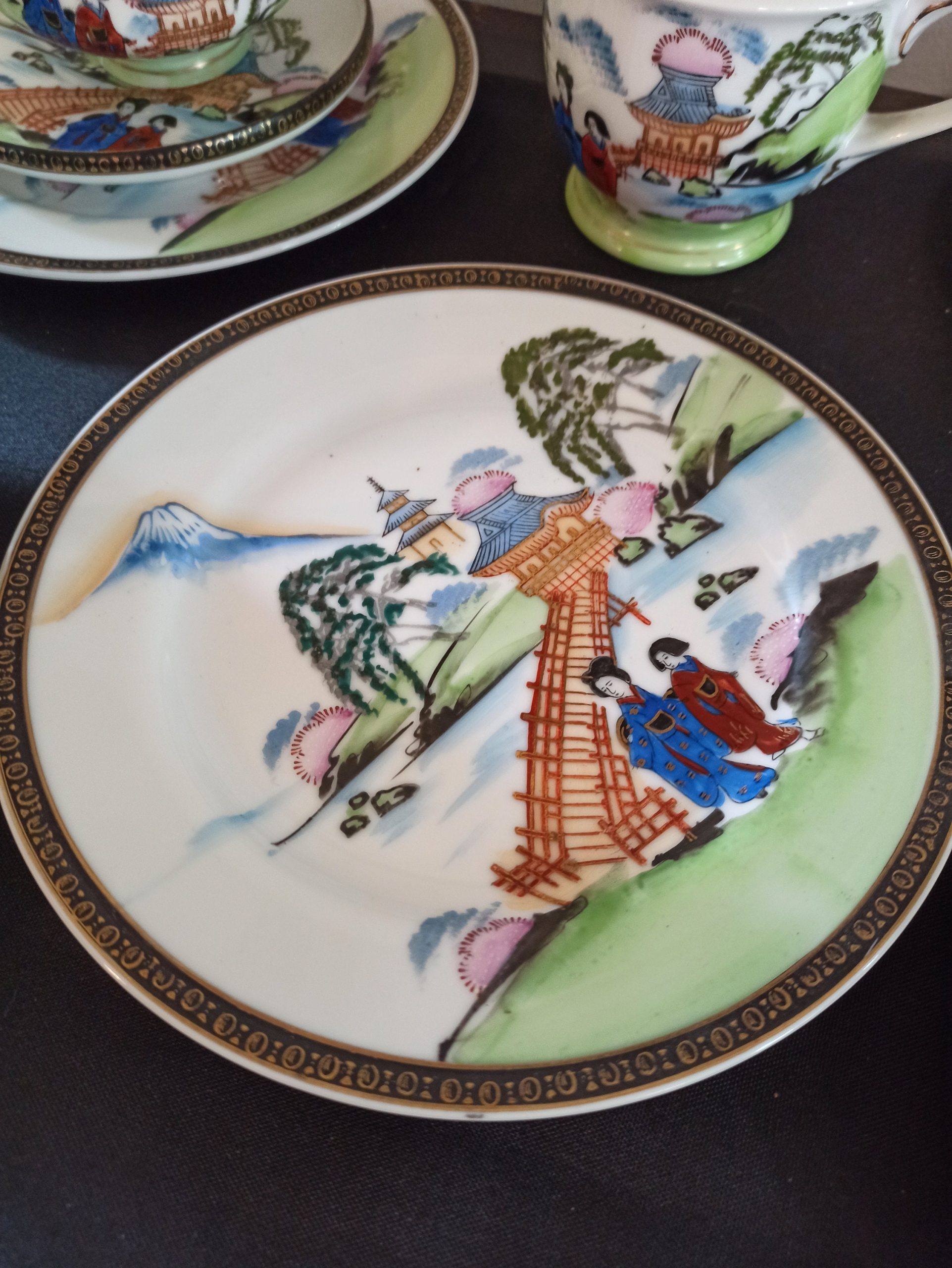Vintage Japanese Tea Set. 21 Piece. - Image 10