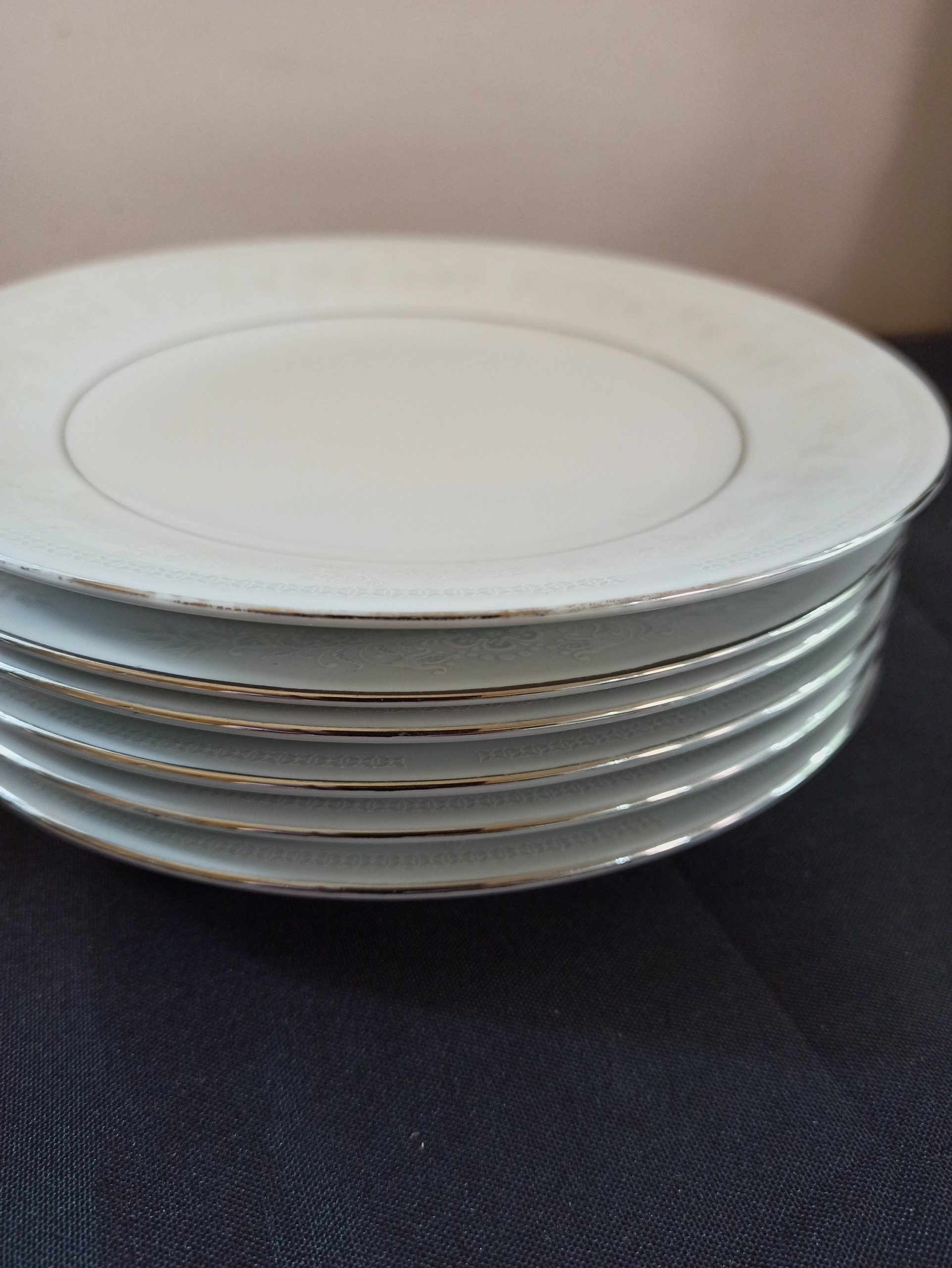 Vintage Liling 6 China Dinner Plates. Very Good Condition. - Image 7