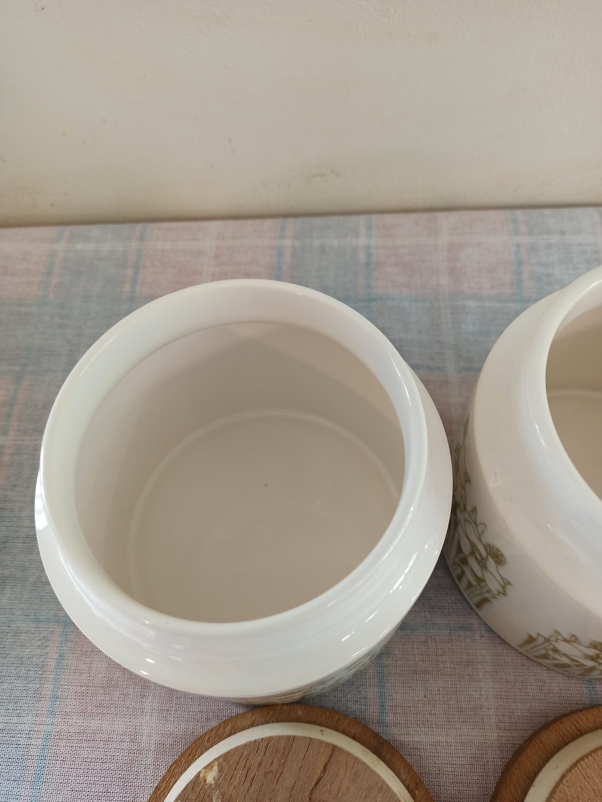 Vintage Hornsea Fleur Storage Jars with Sealed Lids. Good Condition. - Image 7