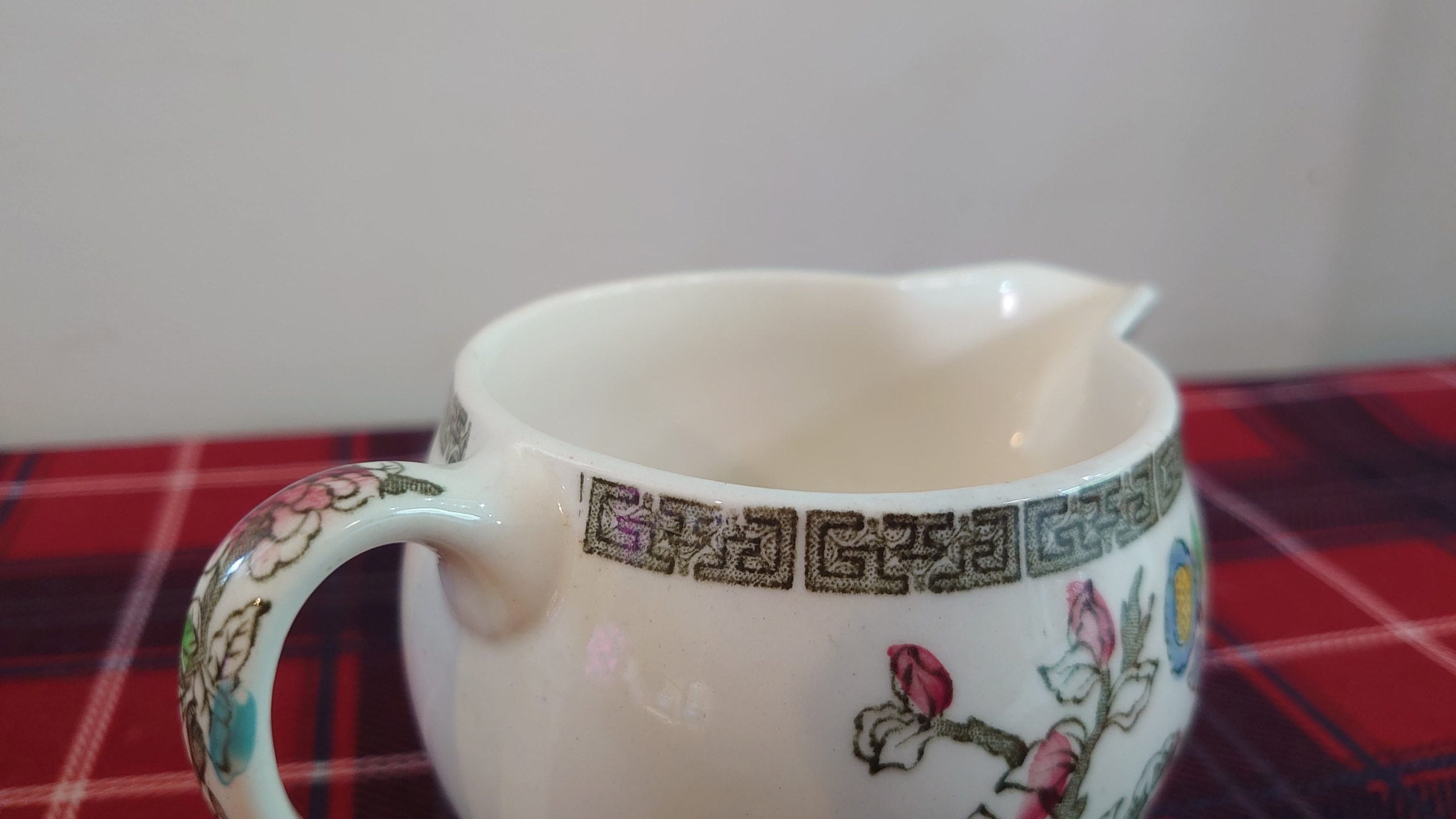 Vintage Johnson Brothers Indian Tree Milk Jug - Very Good Condition - Ironstone - Image 4