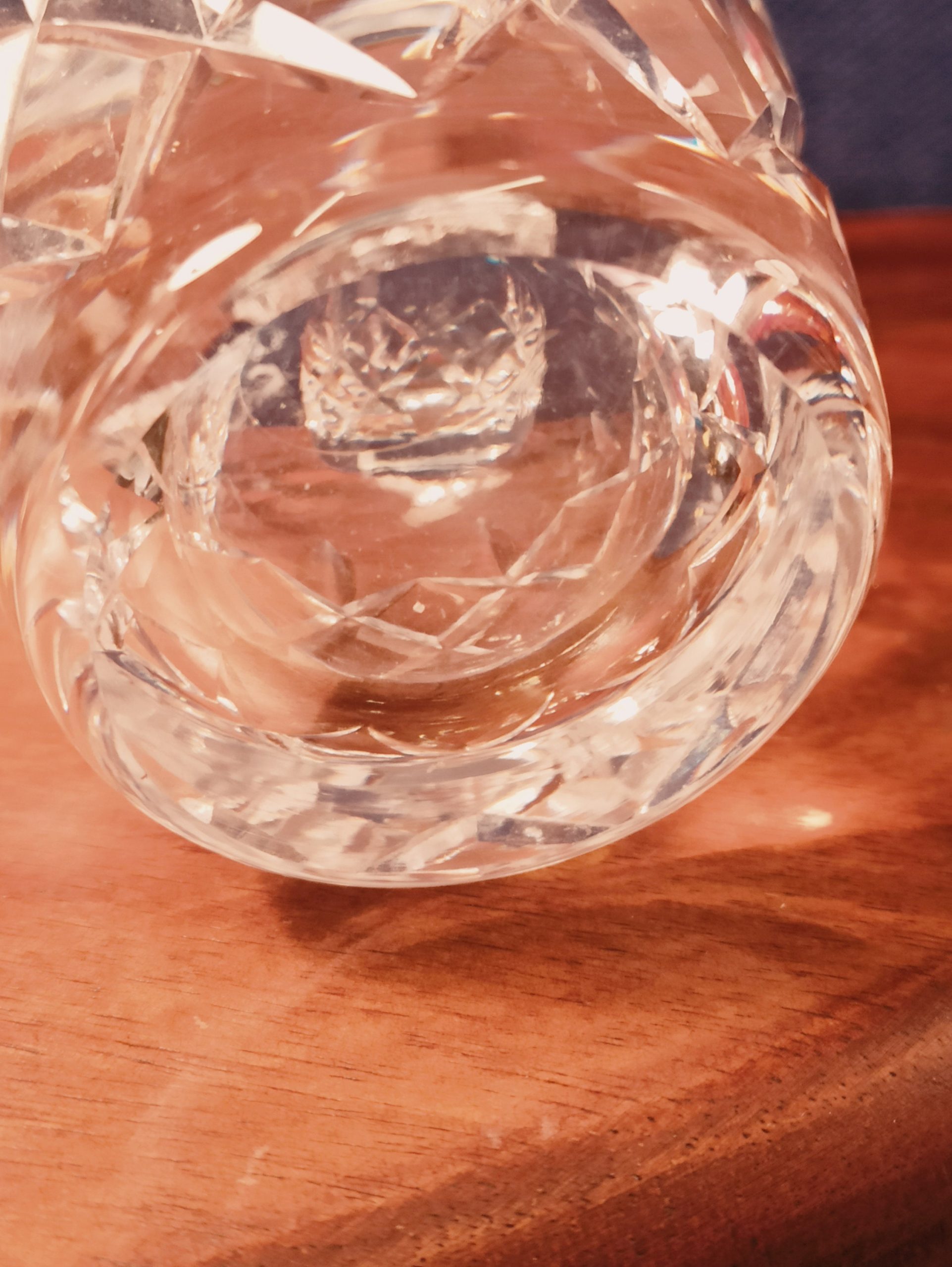 Three Vintage Crystal Whiskey Tumblers. Very Good Condition. - Image 7