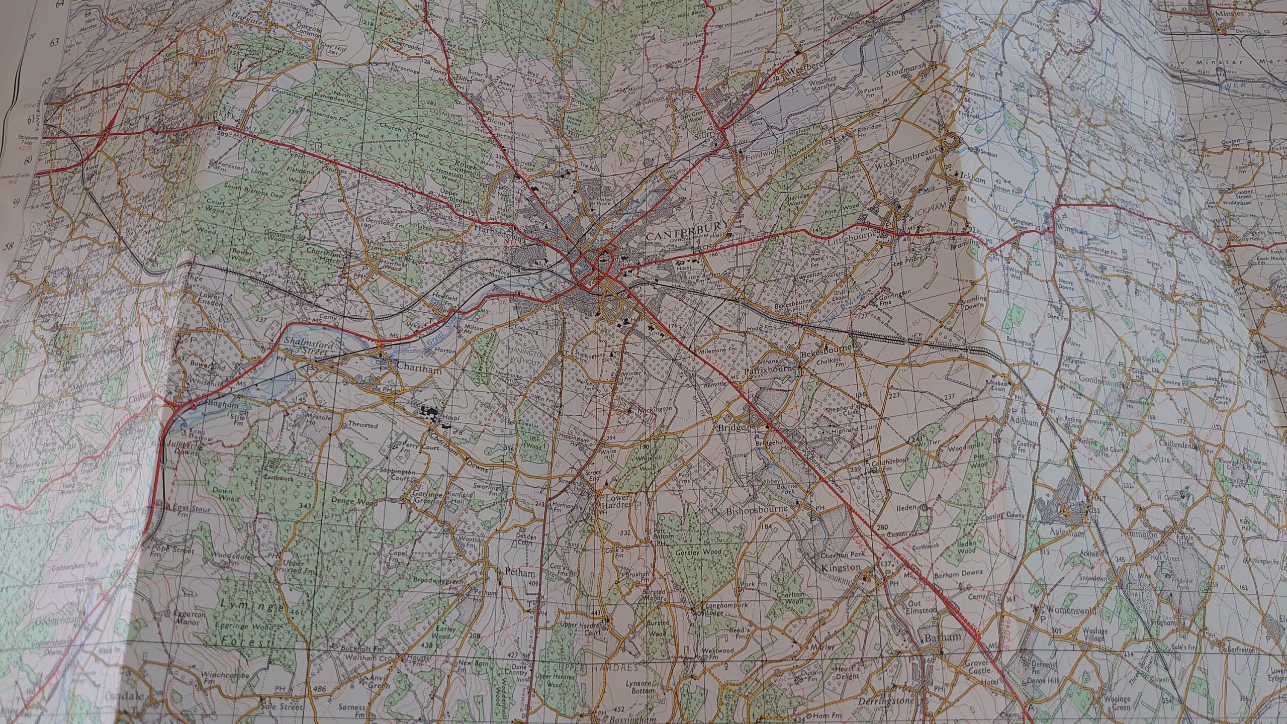 Collection of 22 Vintage 1950s 1" Inch Maps of the UK - Great addition to map collection! - Map Lovers! - Image 10