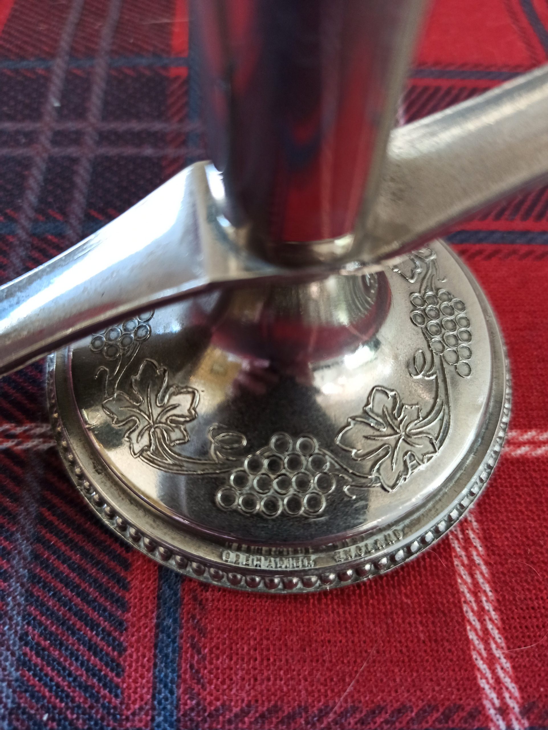 Metal Trio candlestick. Very Good Condition. - Image 10