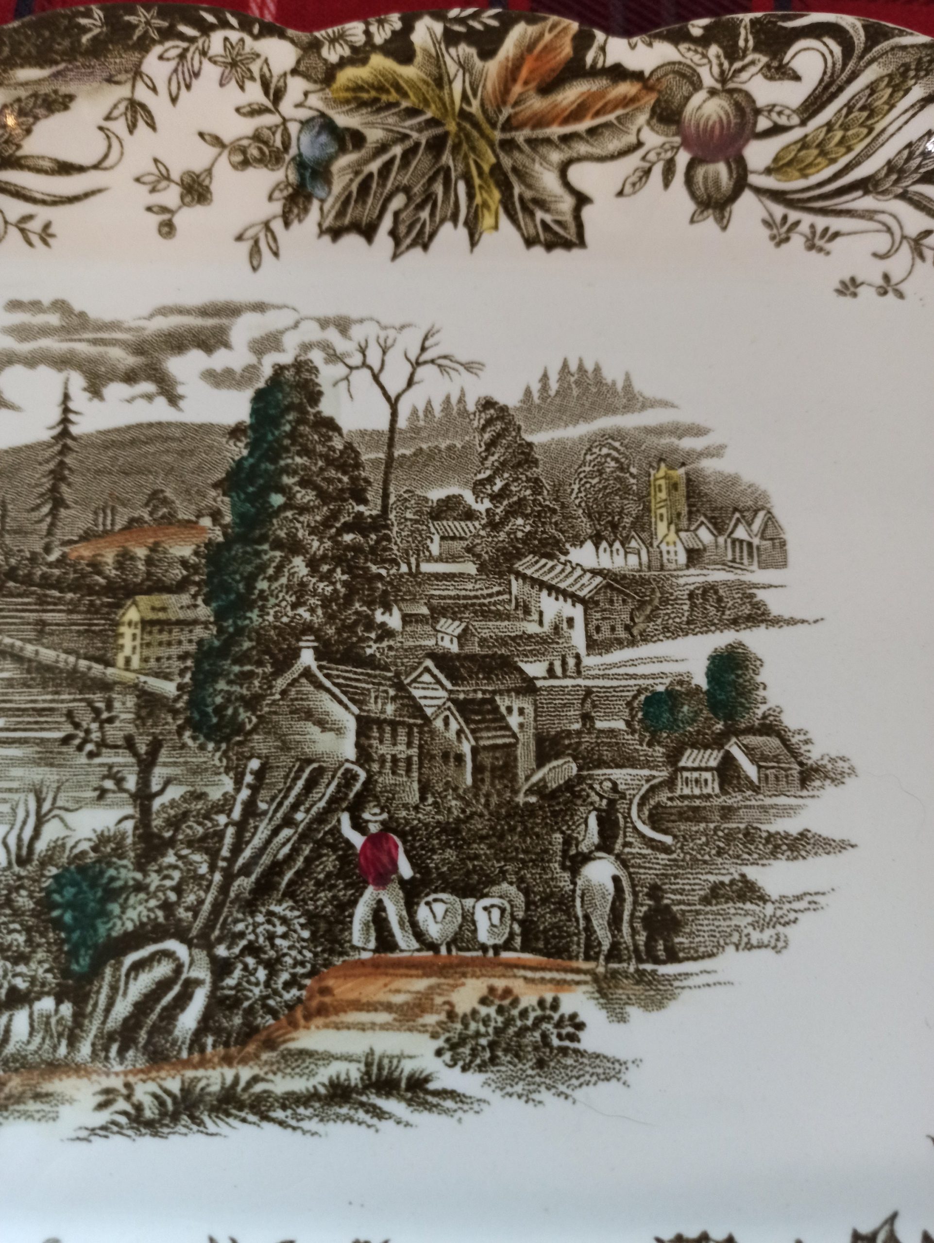 Ridgeway Decorative Sandwich / Cake Serving Plate. Excellent Condition. Hallowell Bay of Quinte. - Image 3
