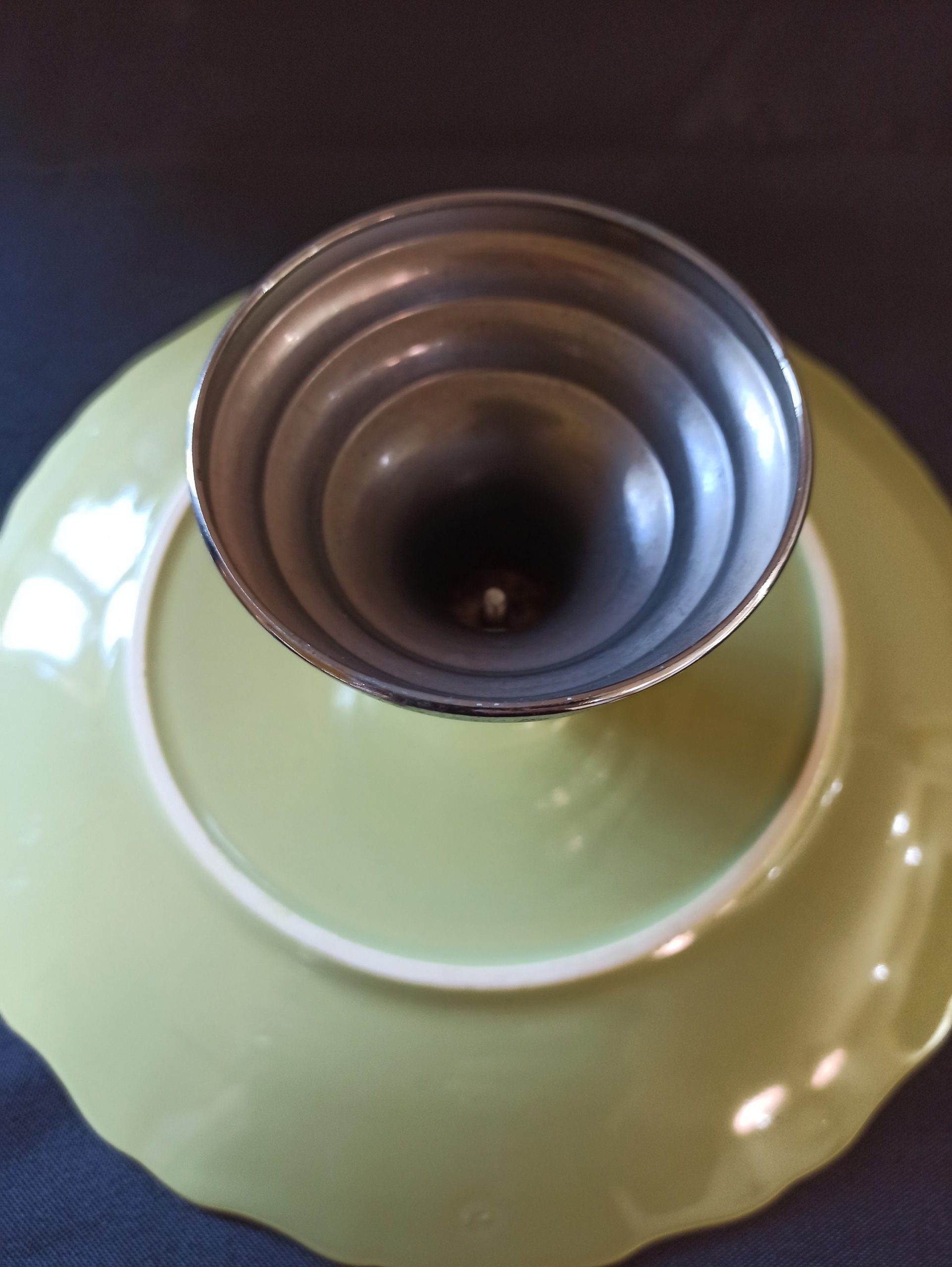 James Kent, Old Foley Decorative Pedestal Cake Stand. Hand Painted. - Image 7