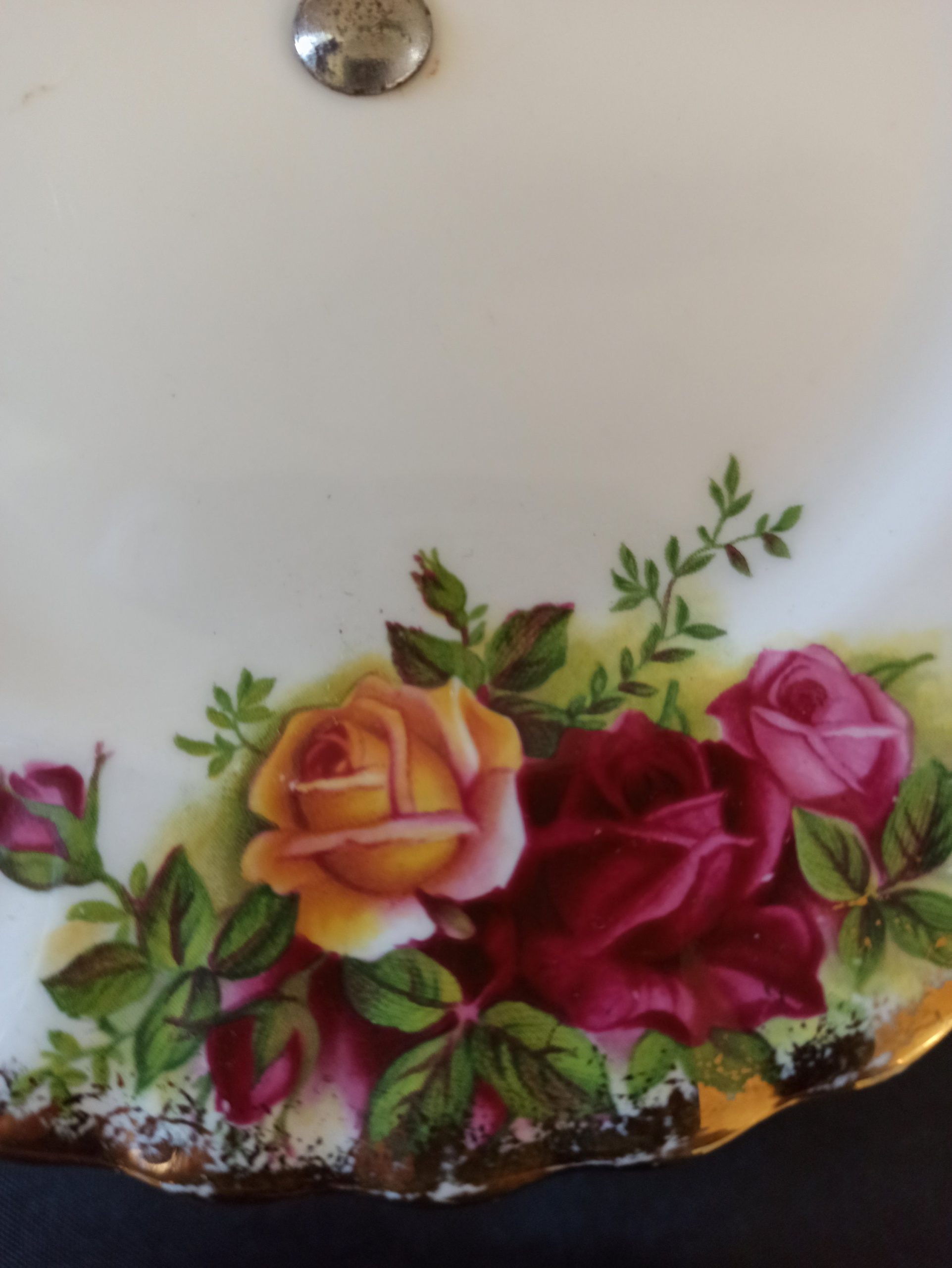 Old Country Roses Royal Albert Pedestal Cake Stand. Good Condition. - Image 5