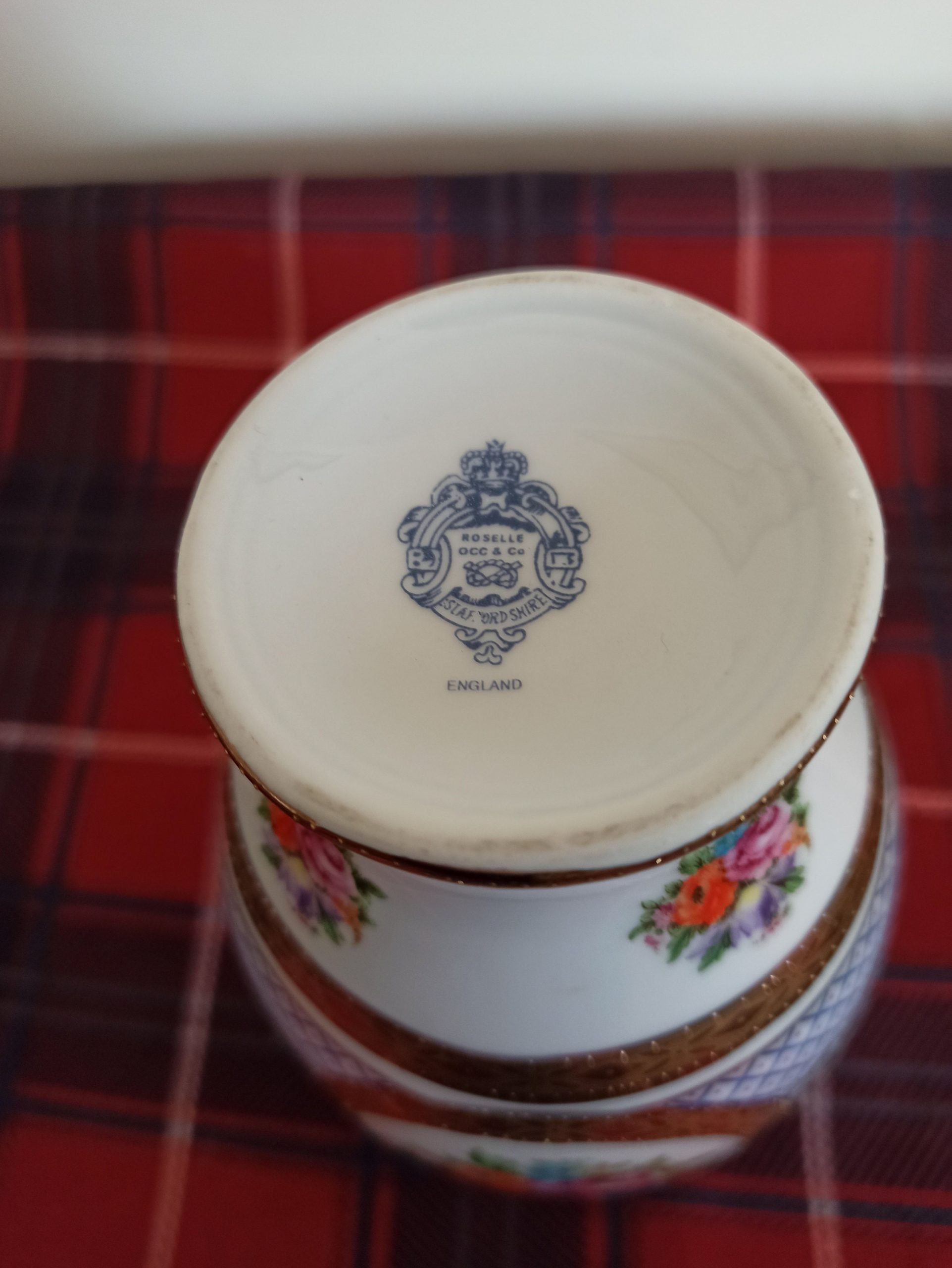 Vintage Ginger / Saffron Jar By Roselle OCC And Co. Excellent Condition. - Image 7