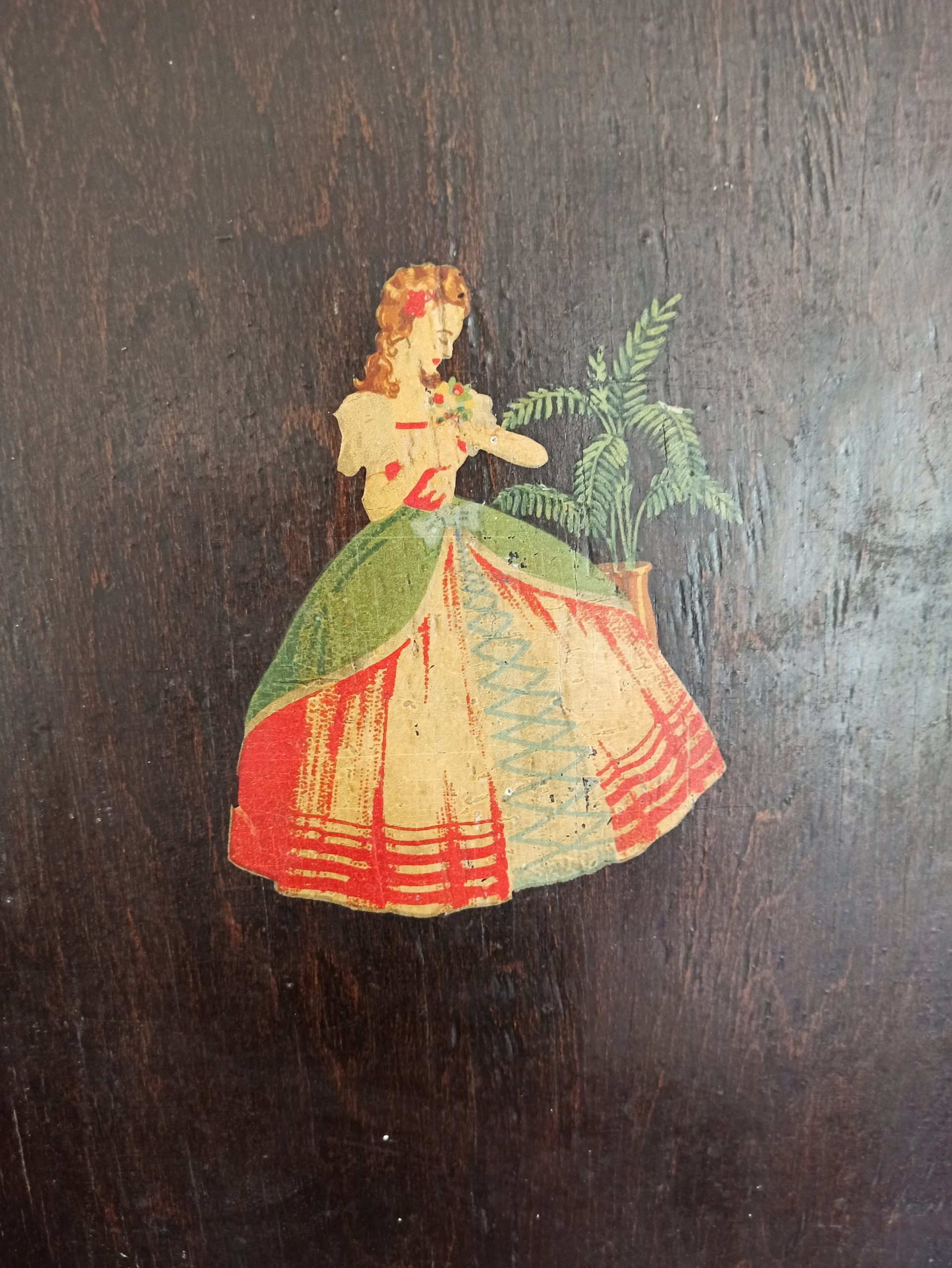 Antique Wooden Tea Tray. 19th Century. Good Condition. - Image 2
