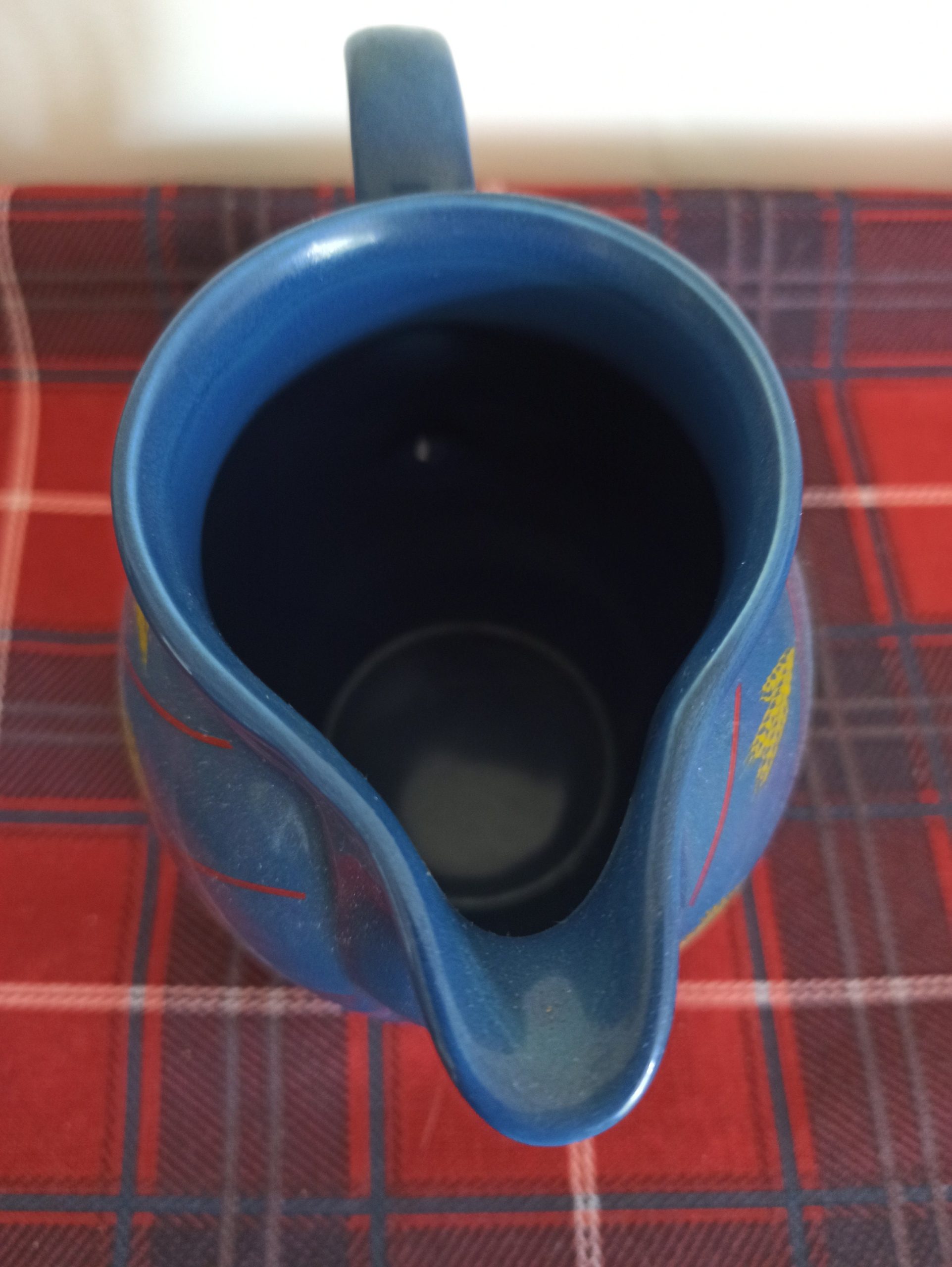 Retro Blue Horlicks Milk Jug Made By Churchill, England. Very Good Condition. 1970s. - Image 4
