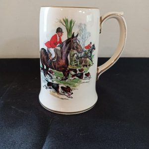 Vintage Hunting Scene Tankard. 'Sadler'  Excellent Condition.