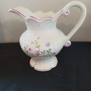 Vintage Floral Water Jug / Pitcher. From The Regal Collection.