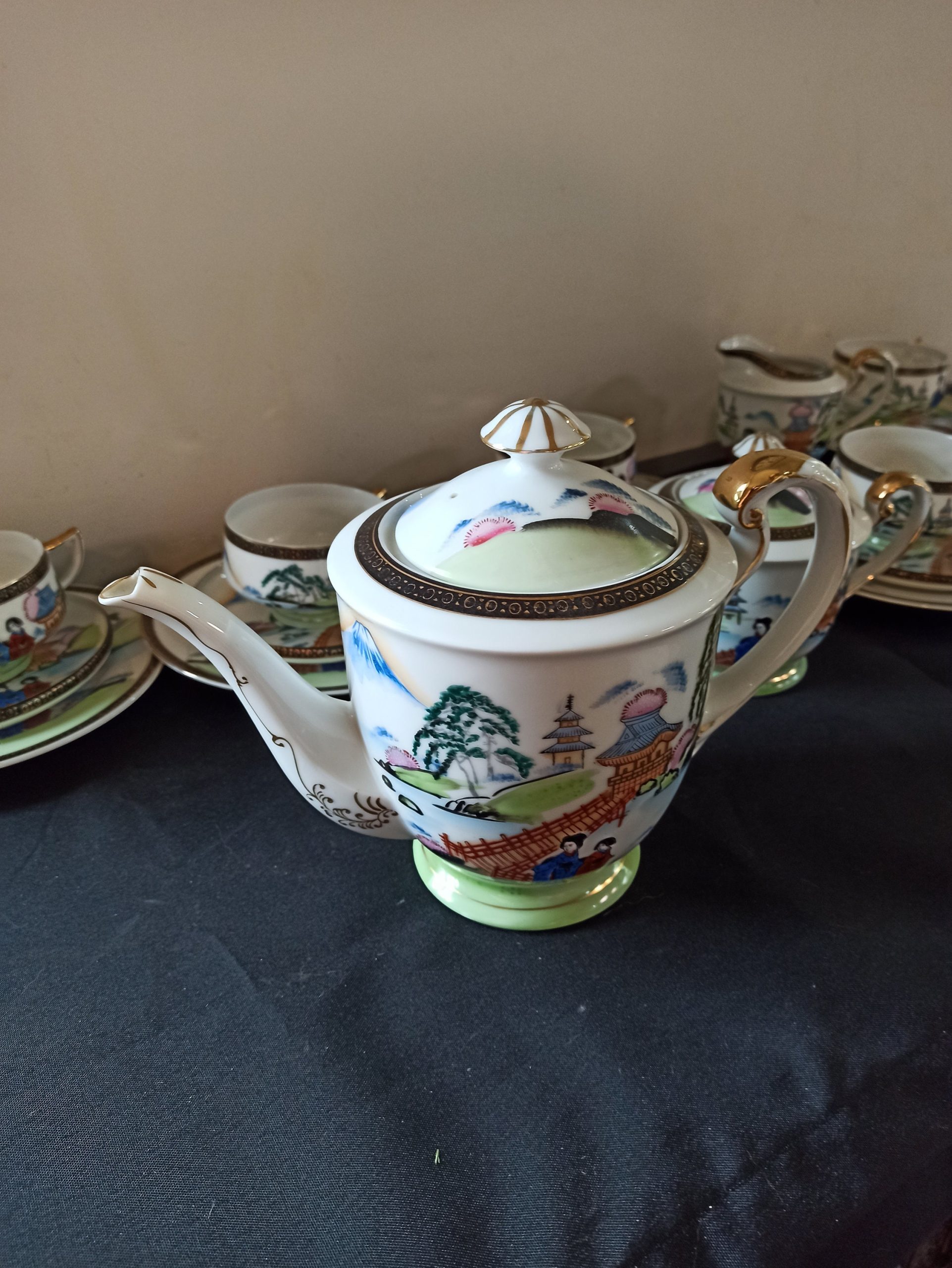 Vintage Japanese Tea Set. 21 Piece. - Image 5