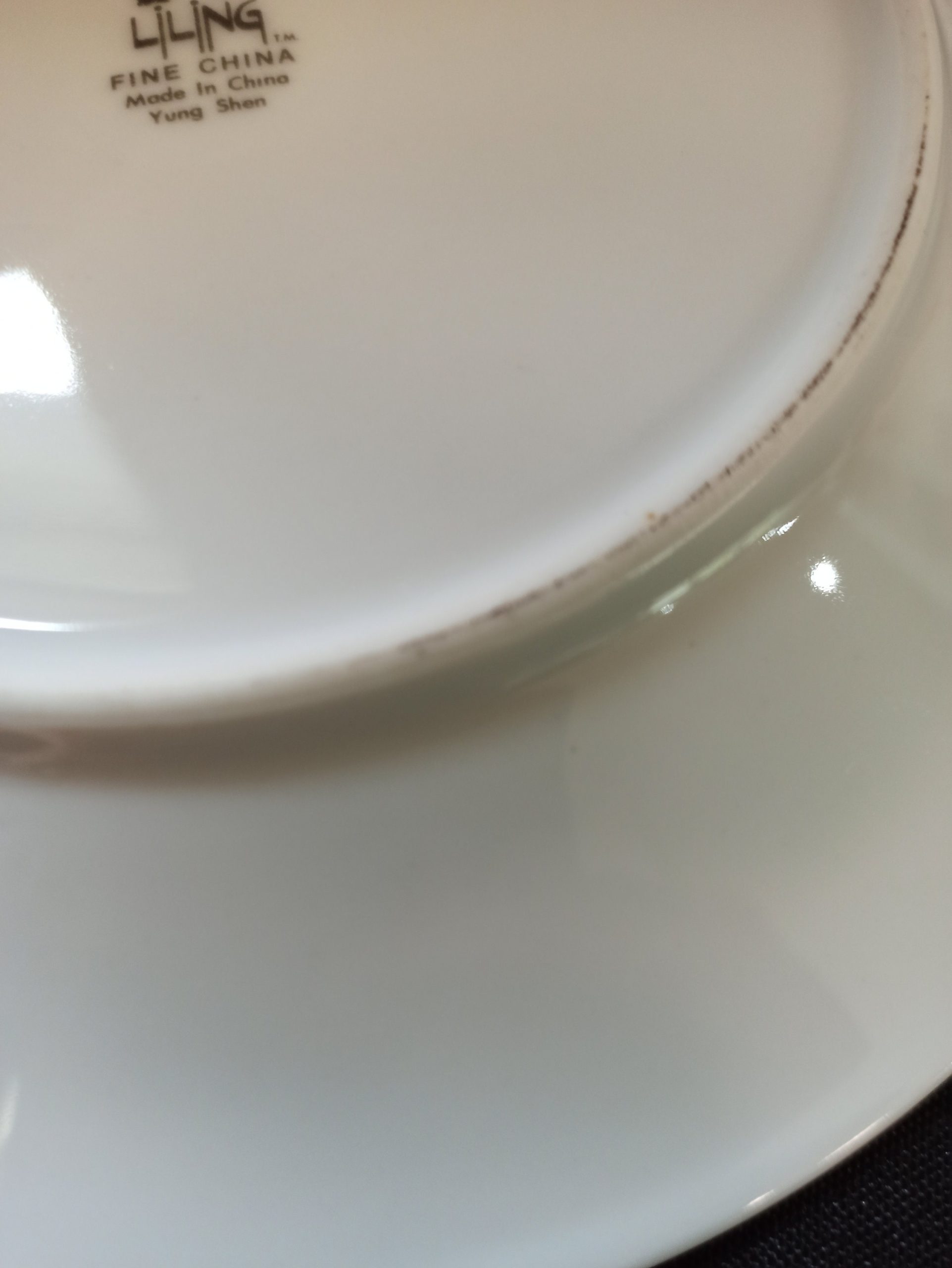 Vintage Liling 6 China Dinner Plates. Very Good Condition. - Image 6