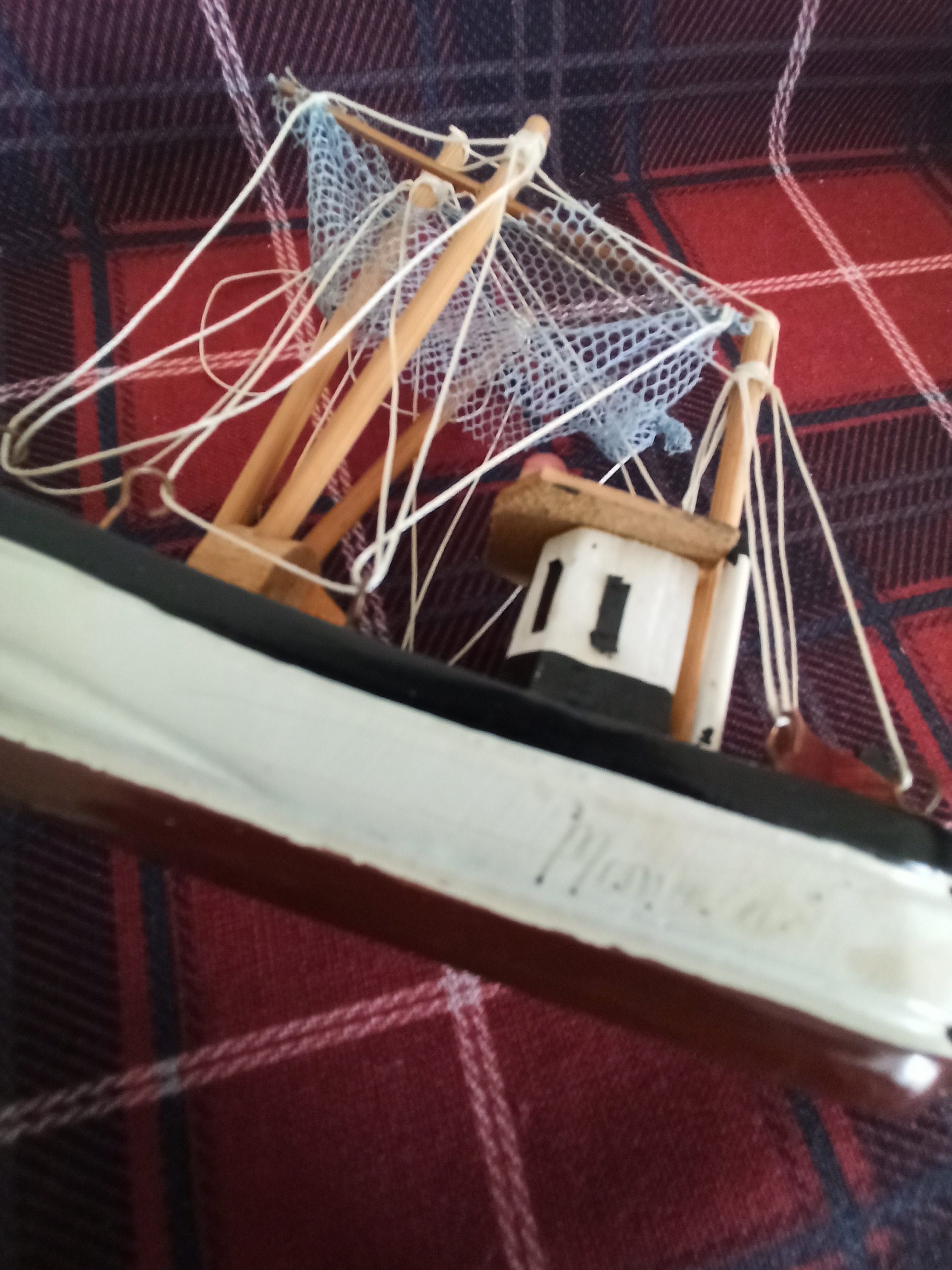 Set of 4 Model Sailing Ships. Good Condition. - Image 5