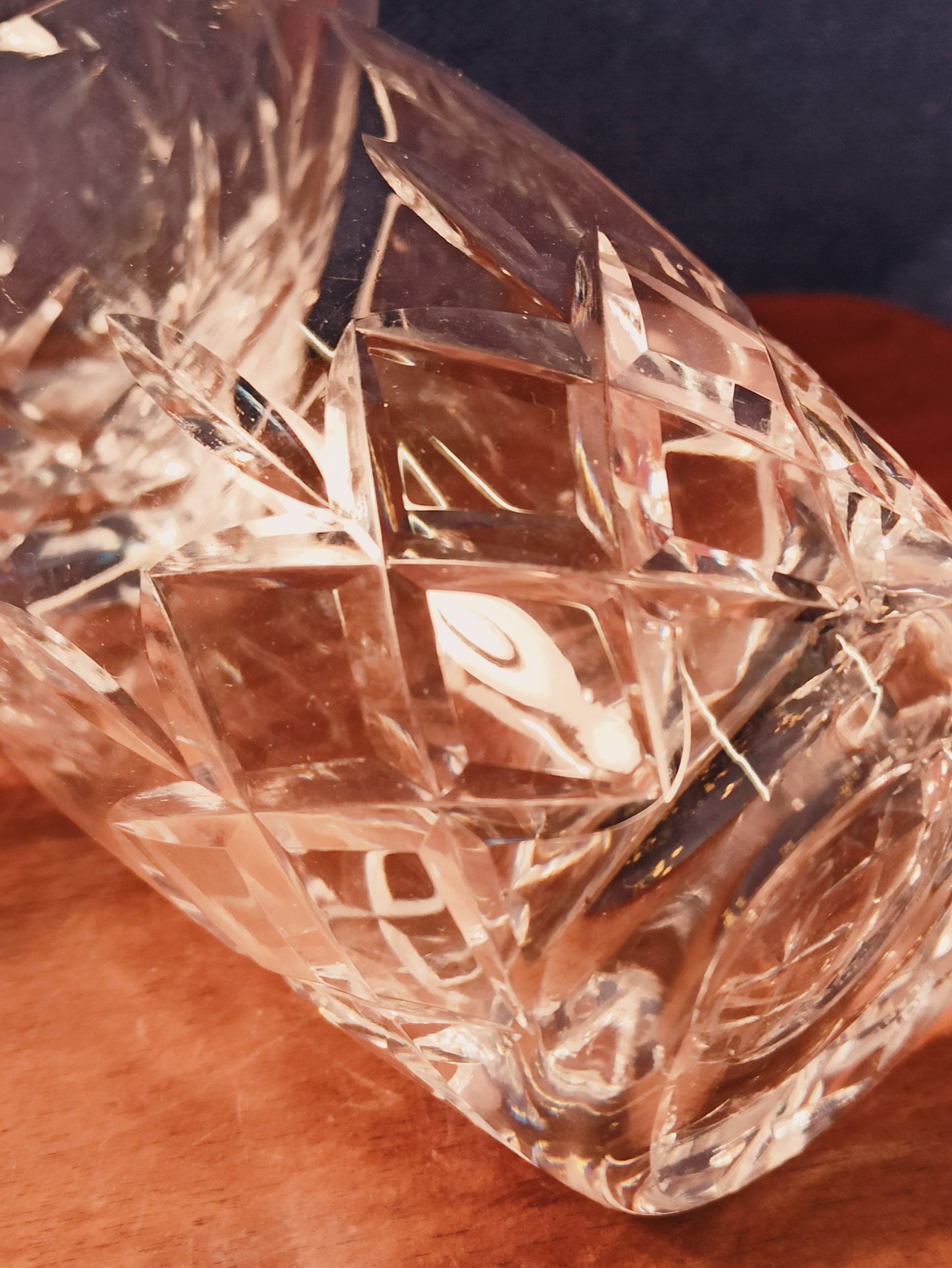 Three Vintage Crystal Whiskey Tumblers. Very Good Condition. - Image 6