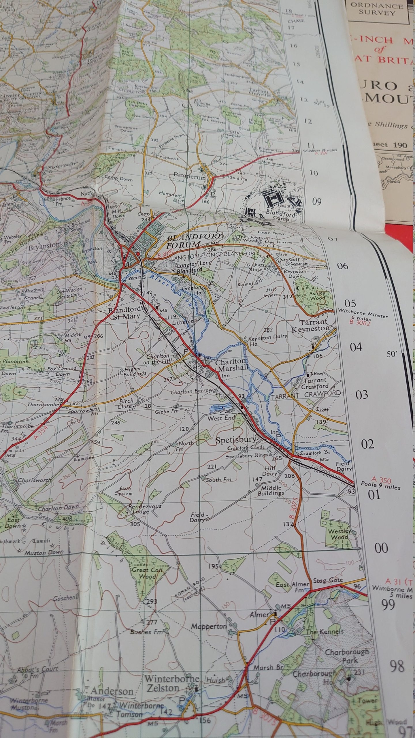 Collection of 22 Vintage 1950s 1" Inch Maps of the UK - Great addition to map collection! - Map Lovers! - Image 7