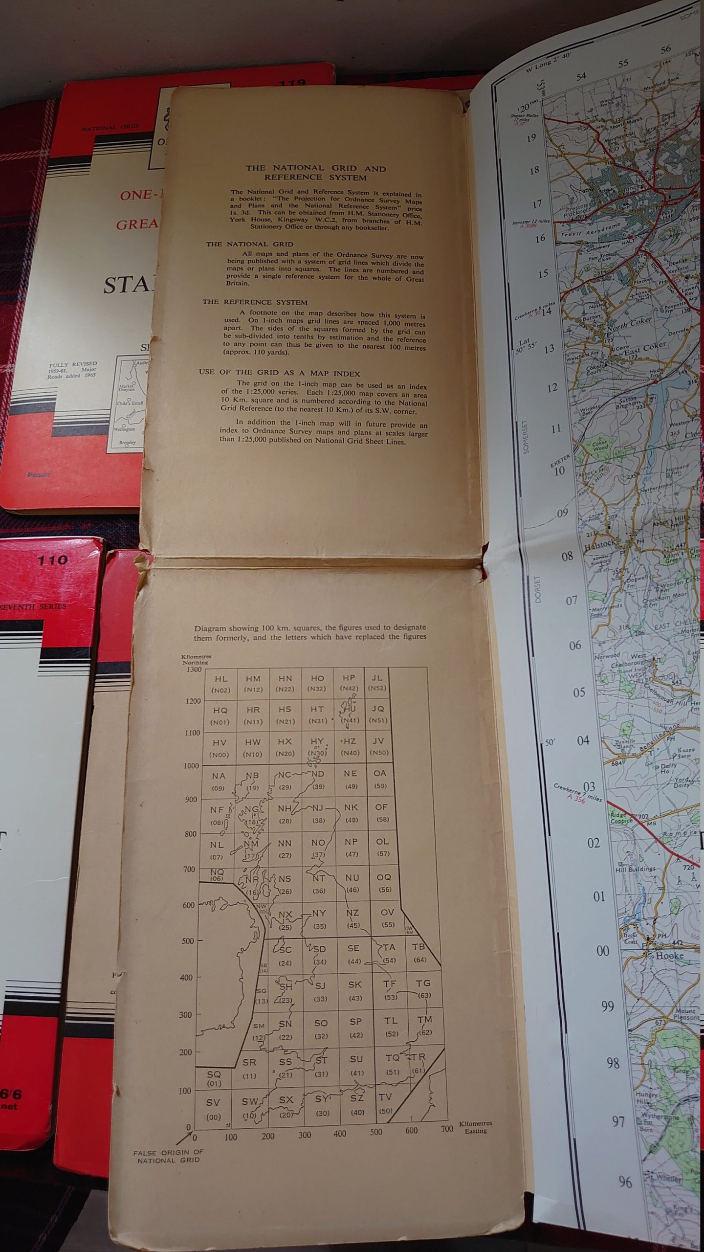 Collection of 22 Vintage 1950s 1" Inch Maps of the UK - Great addition to map collection! - Map Lovers! - Image 6