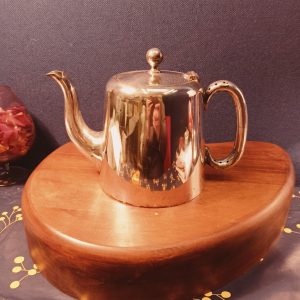 Teapot c1940s. Vintage. Stainless Steel.