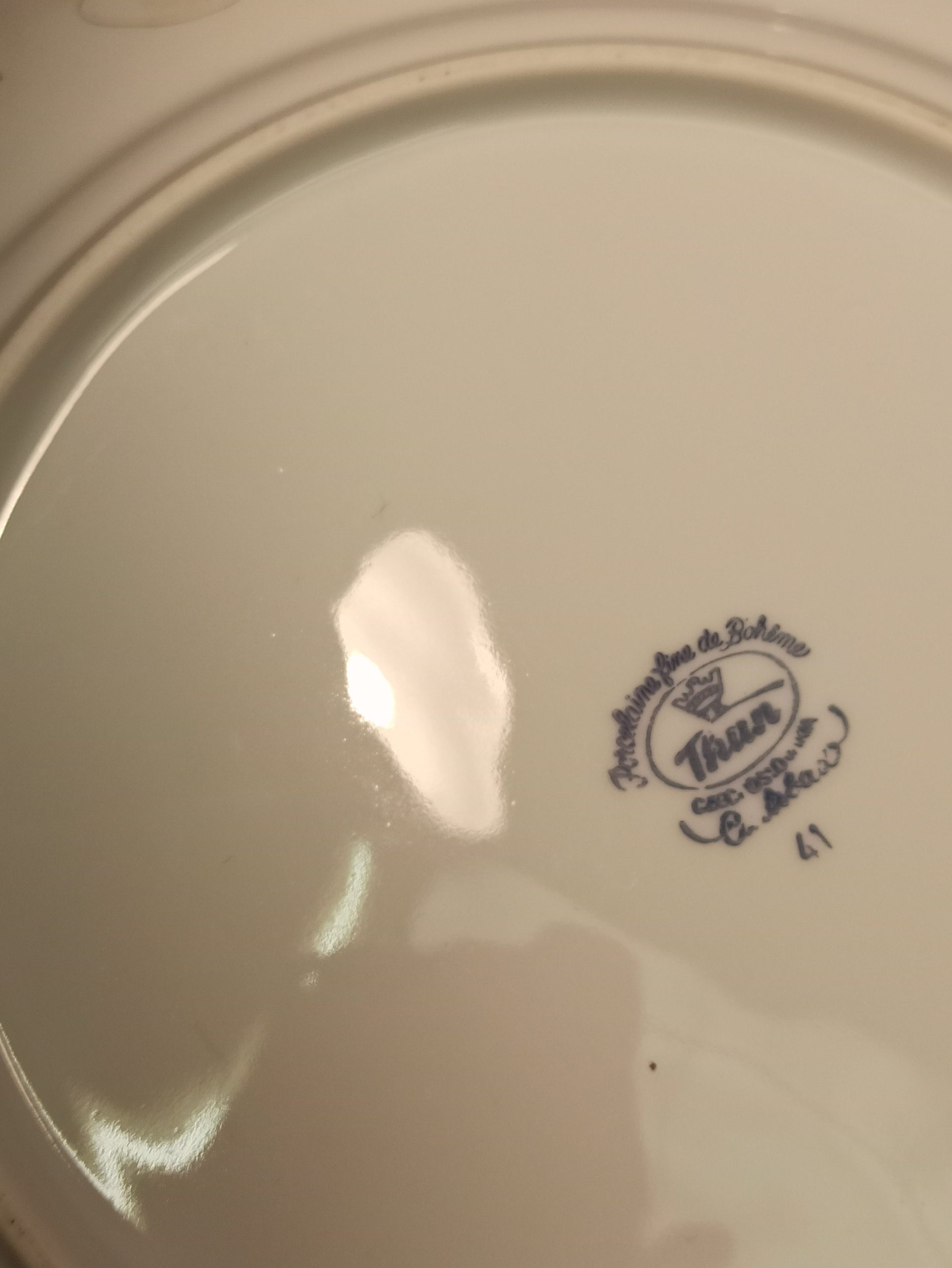 Vintage Thun Floral Dinner Set. Very Good Condition. - Image 6