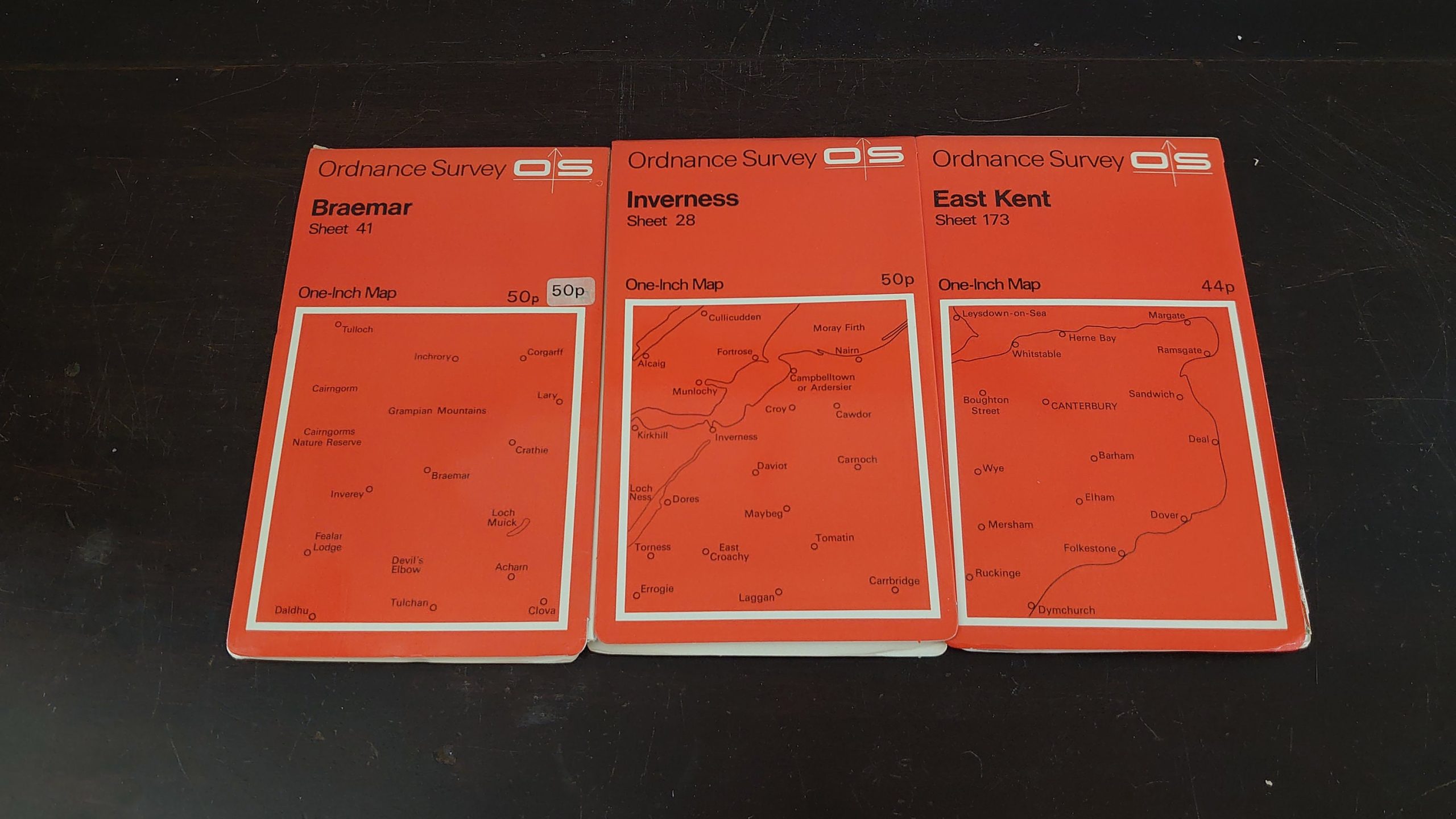 Collection of 22 Vintage 1950s 1" Inch Maps of the UK - Great addition to map collection! - Map Lovers! - Image 9